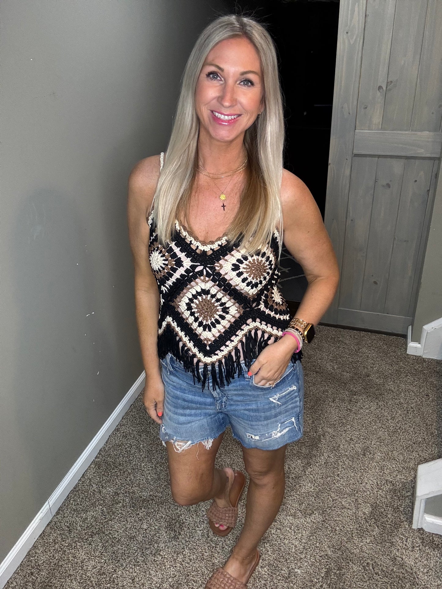 Crochet Fringe Tank