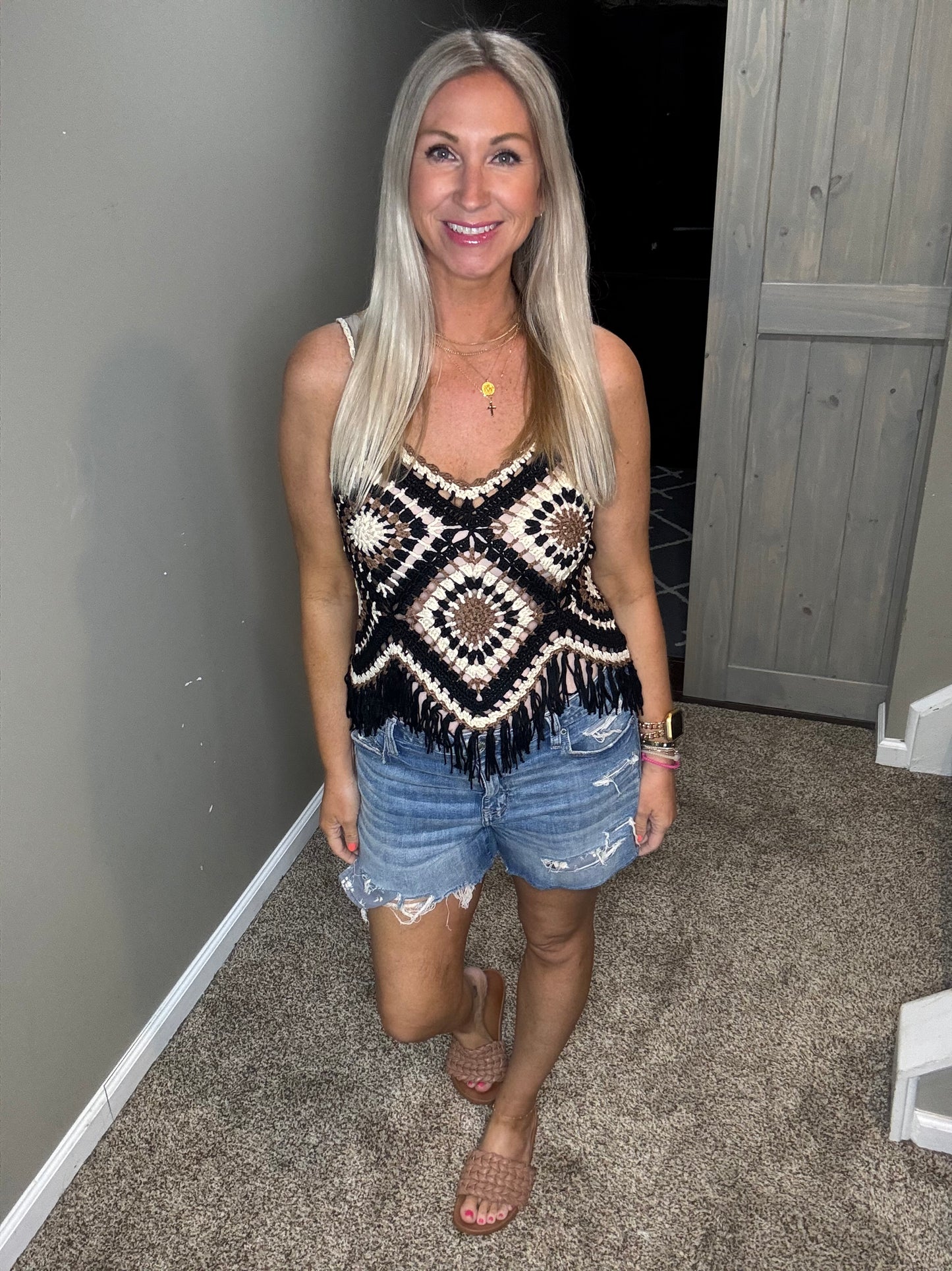 Crochet Fringe Tank