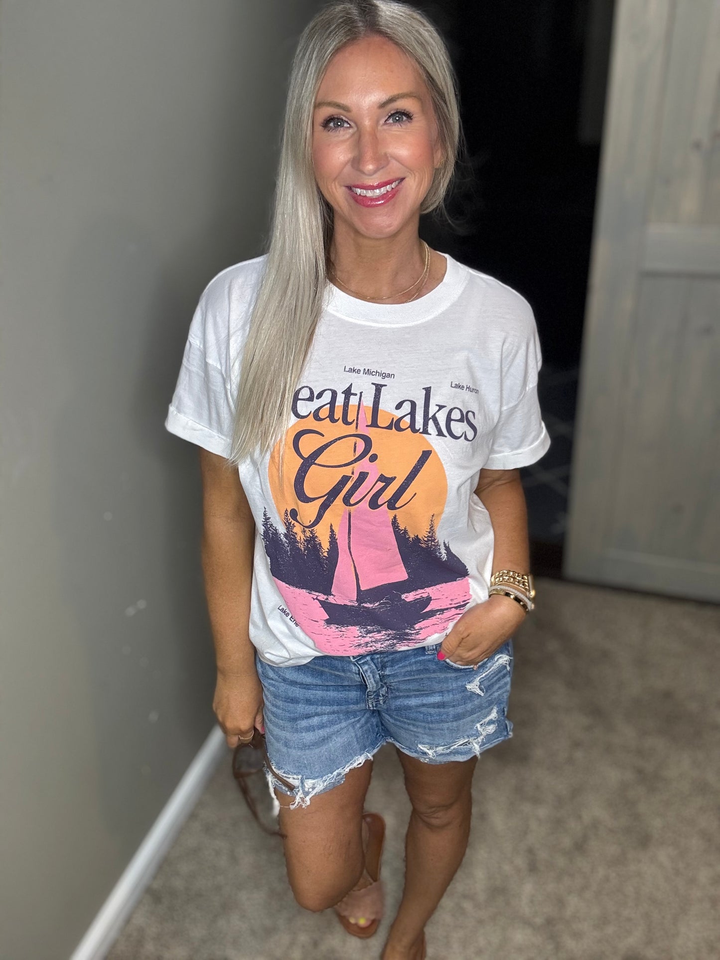 Great Lakes Girl Boyfriend Tee