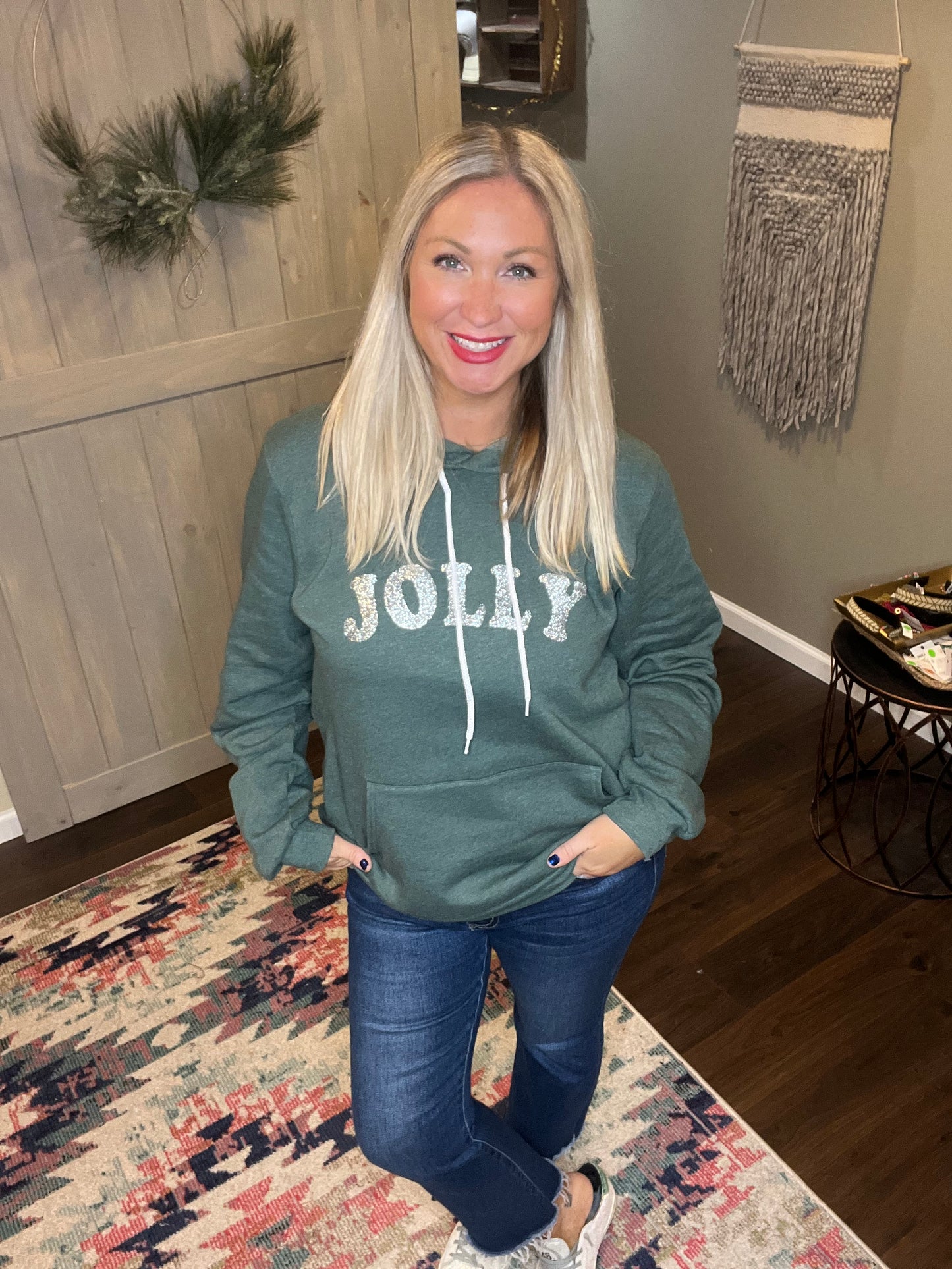 Jolly Glitter Hoodie