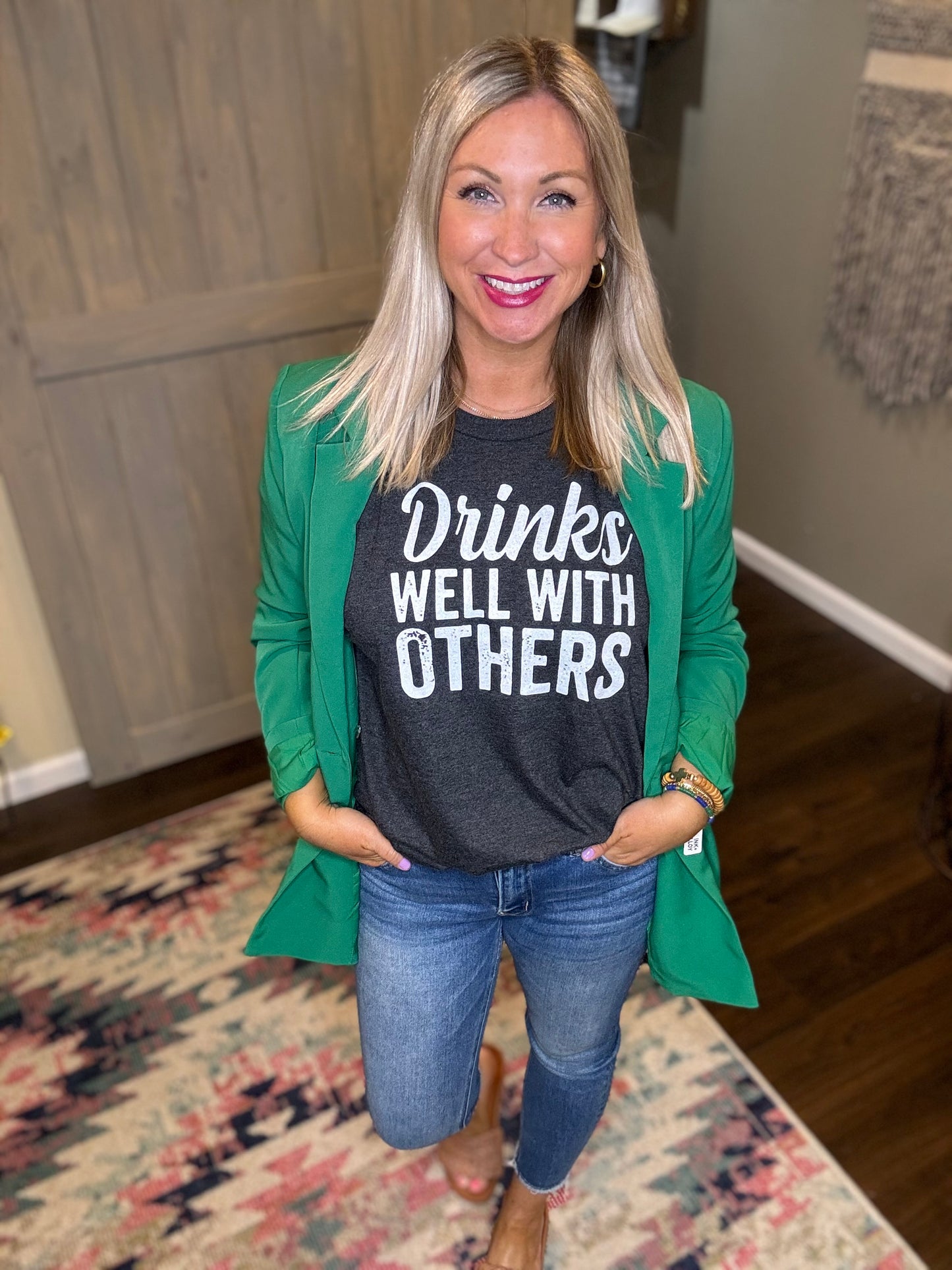 Drinks Well With Others - Charcoal