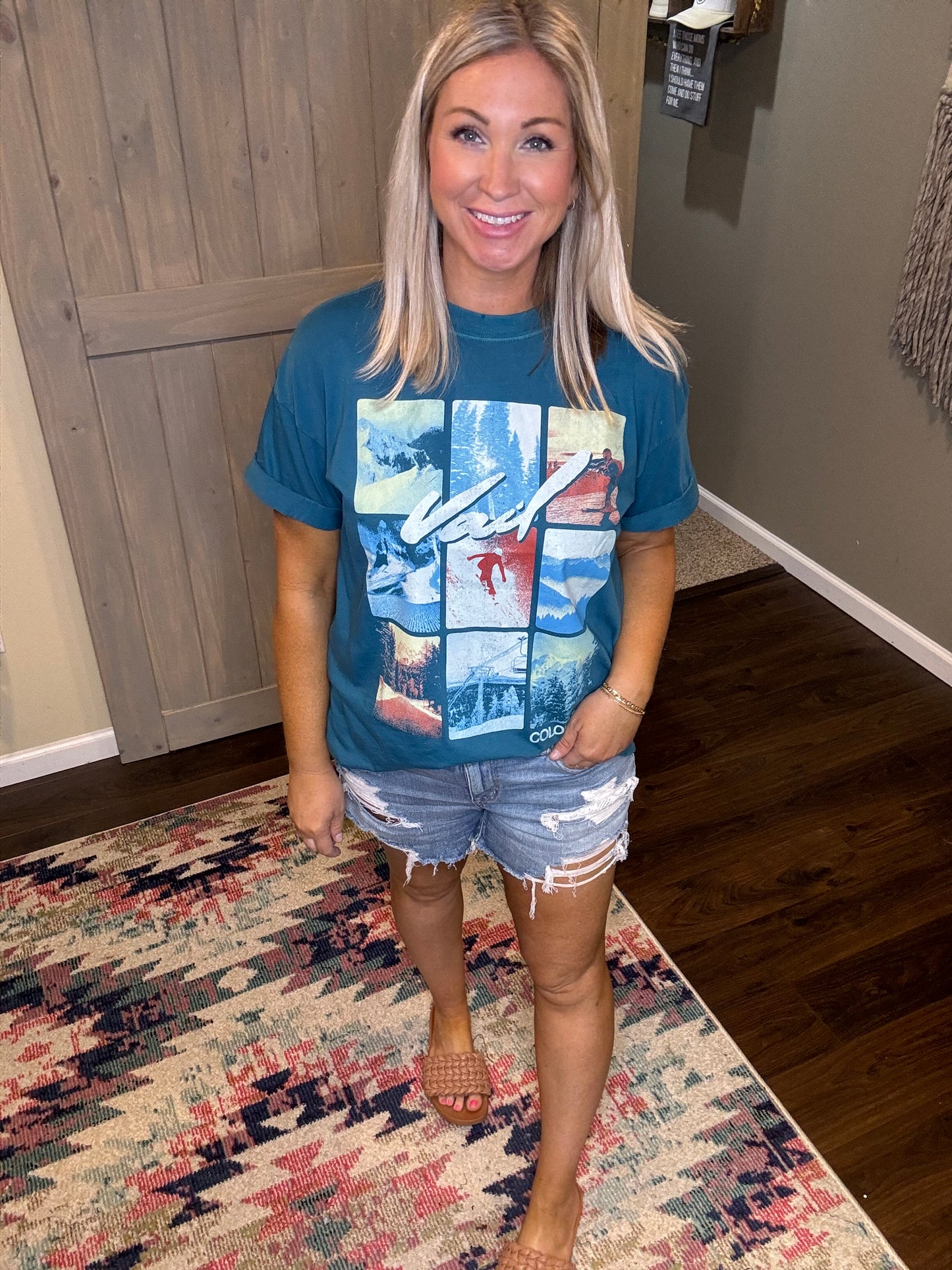Aqua Vail Boyfriend Tee
