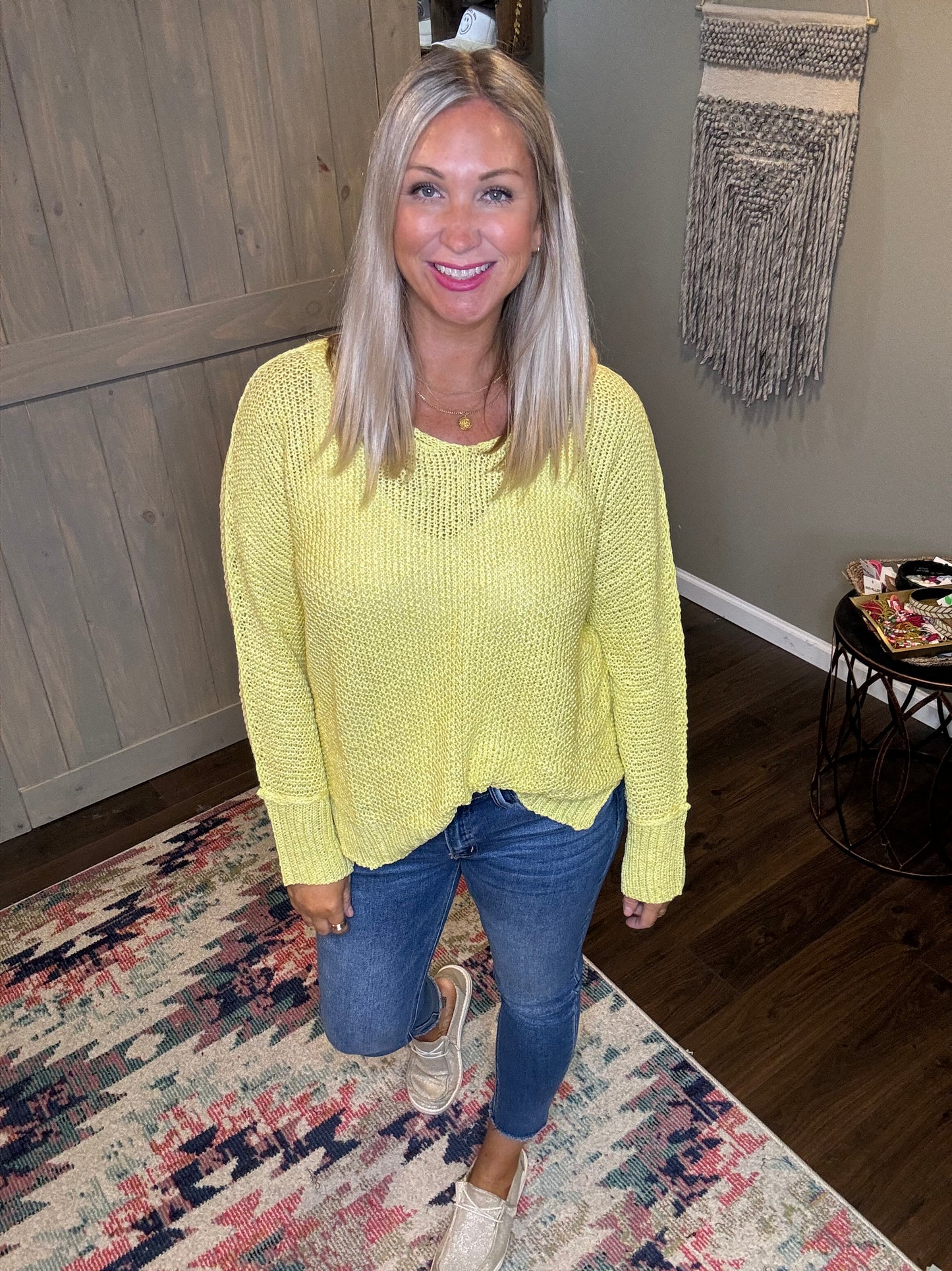 Reverse Seam Sweater