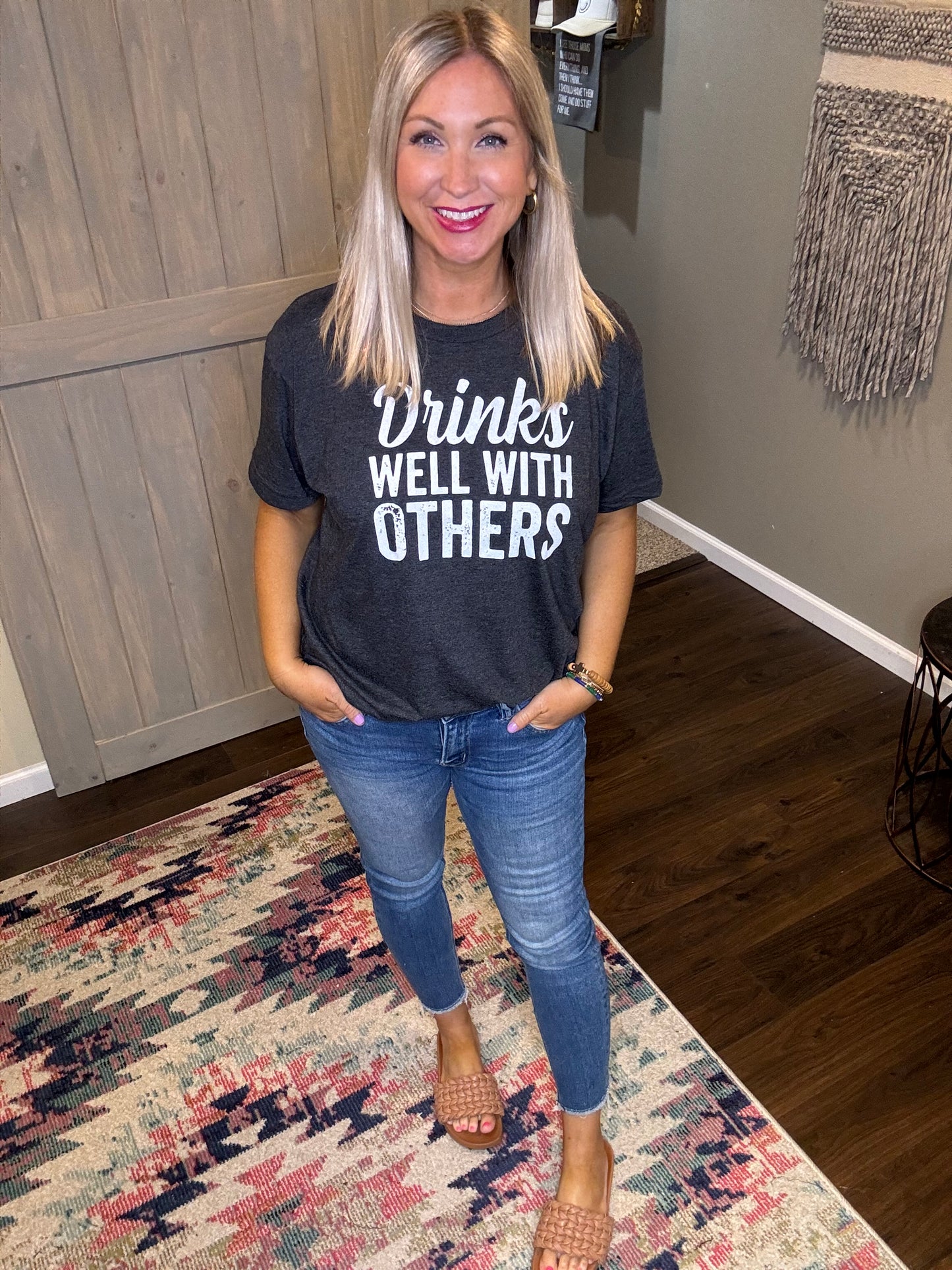 Drinks Well With Others - Charcoal