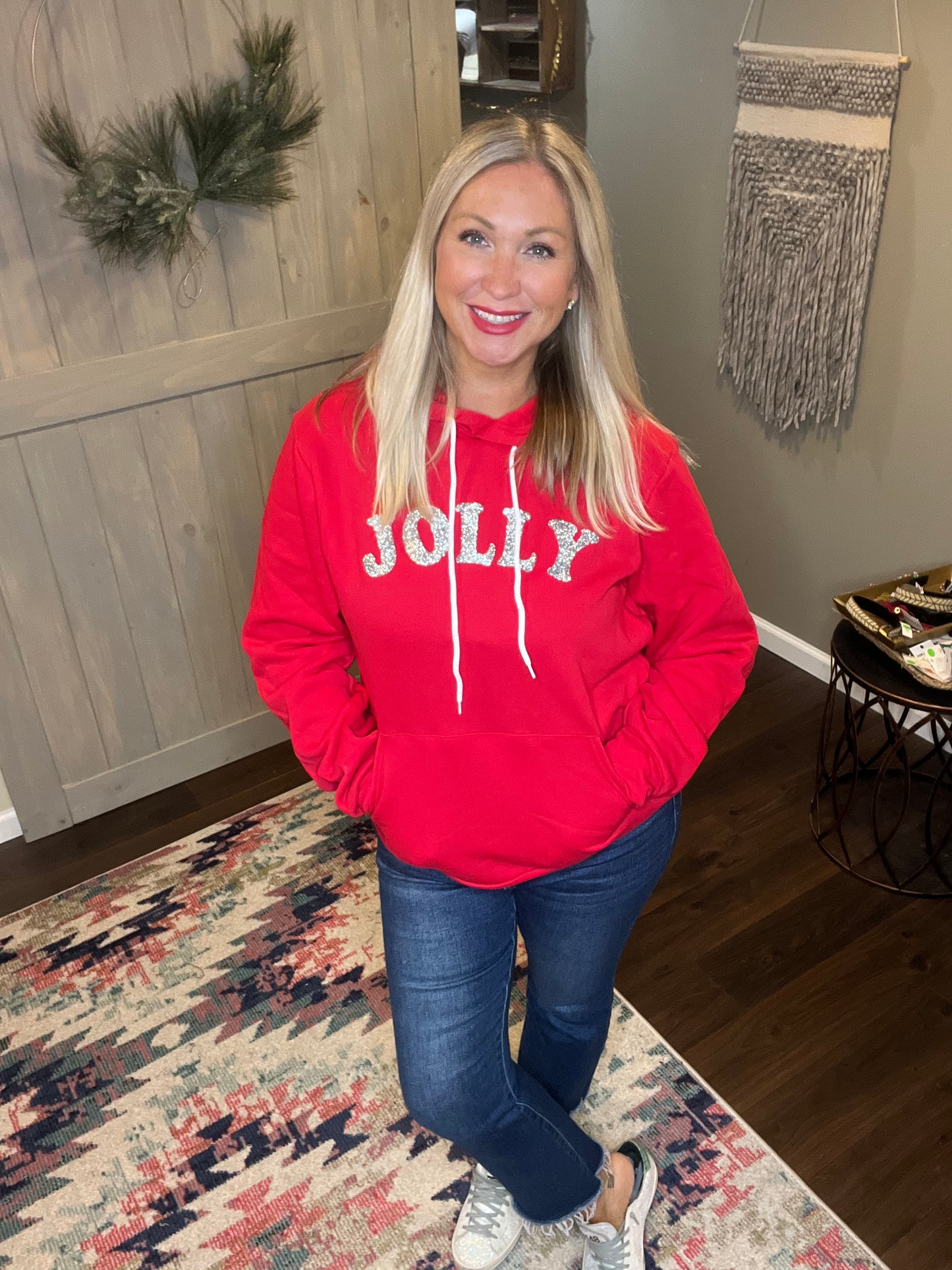 Jolly Glitter Hoodie
