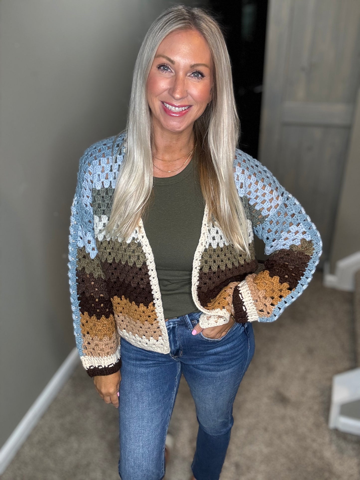 Autumn Striped Cardigan