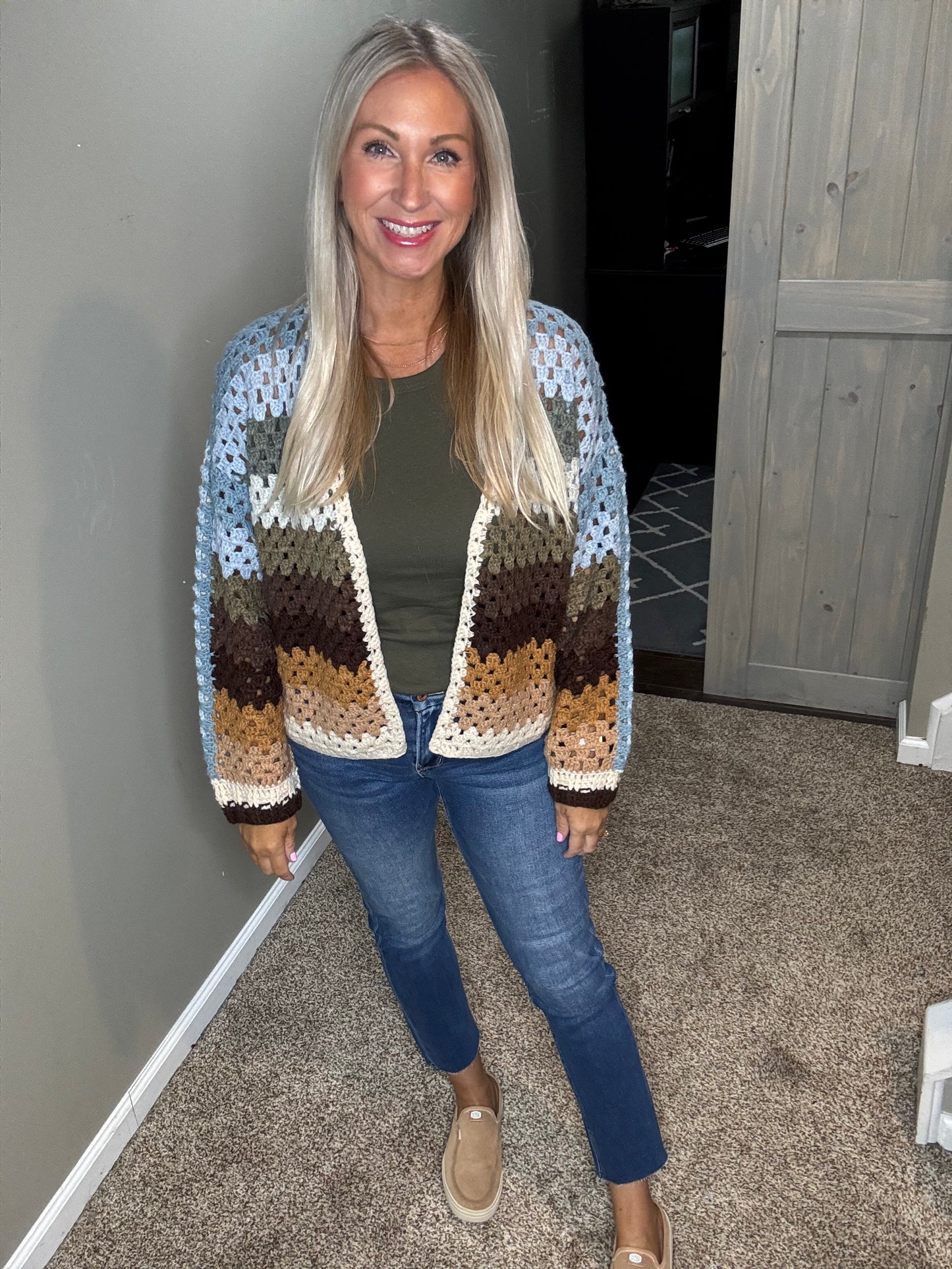 Autumn Striped Cardigan