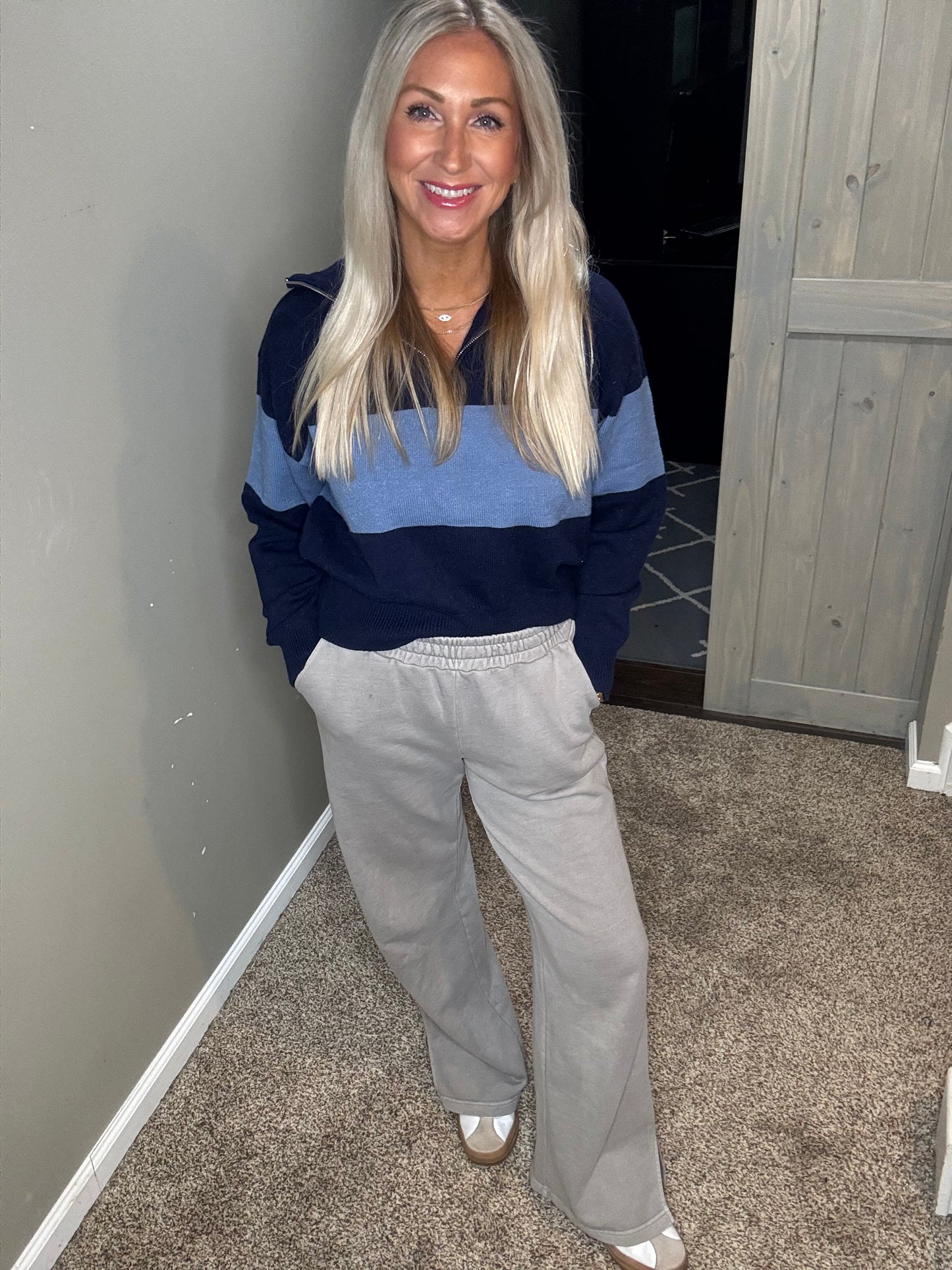 Heather Grey French Terry Pants
