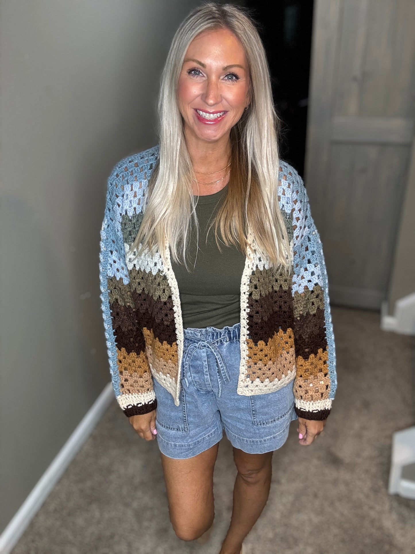 Autumn Striped Cardigan