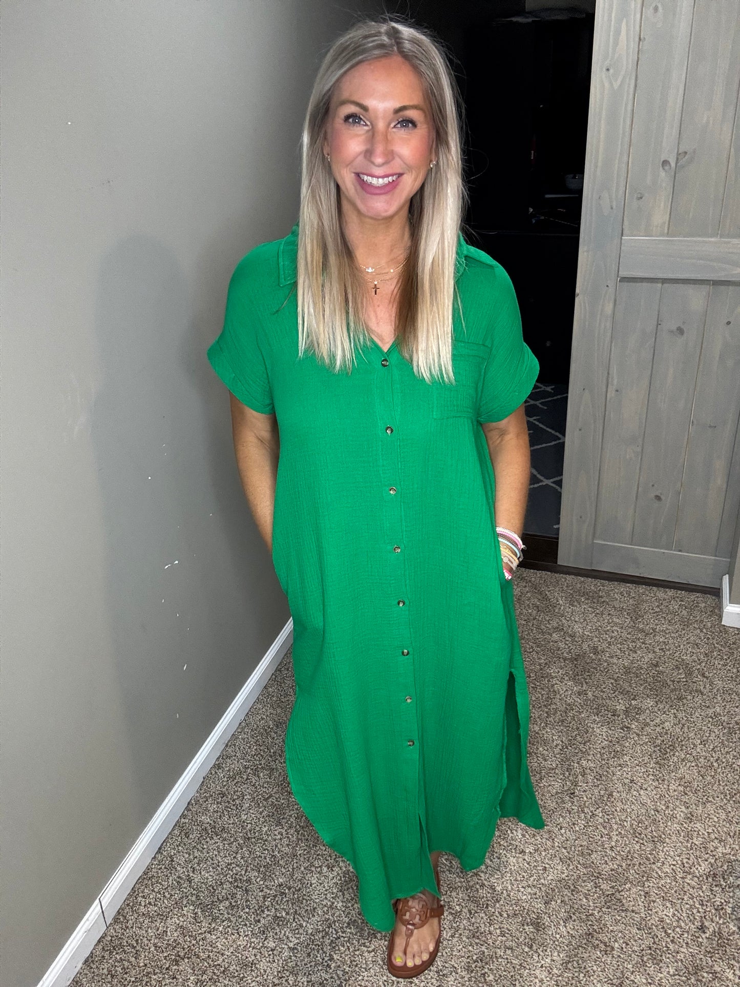Maxi Shirt Dress