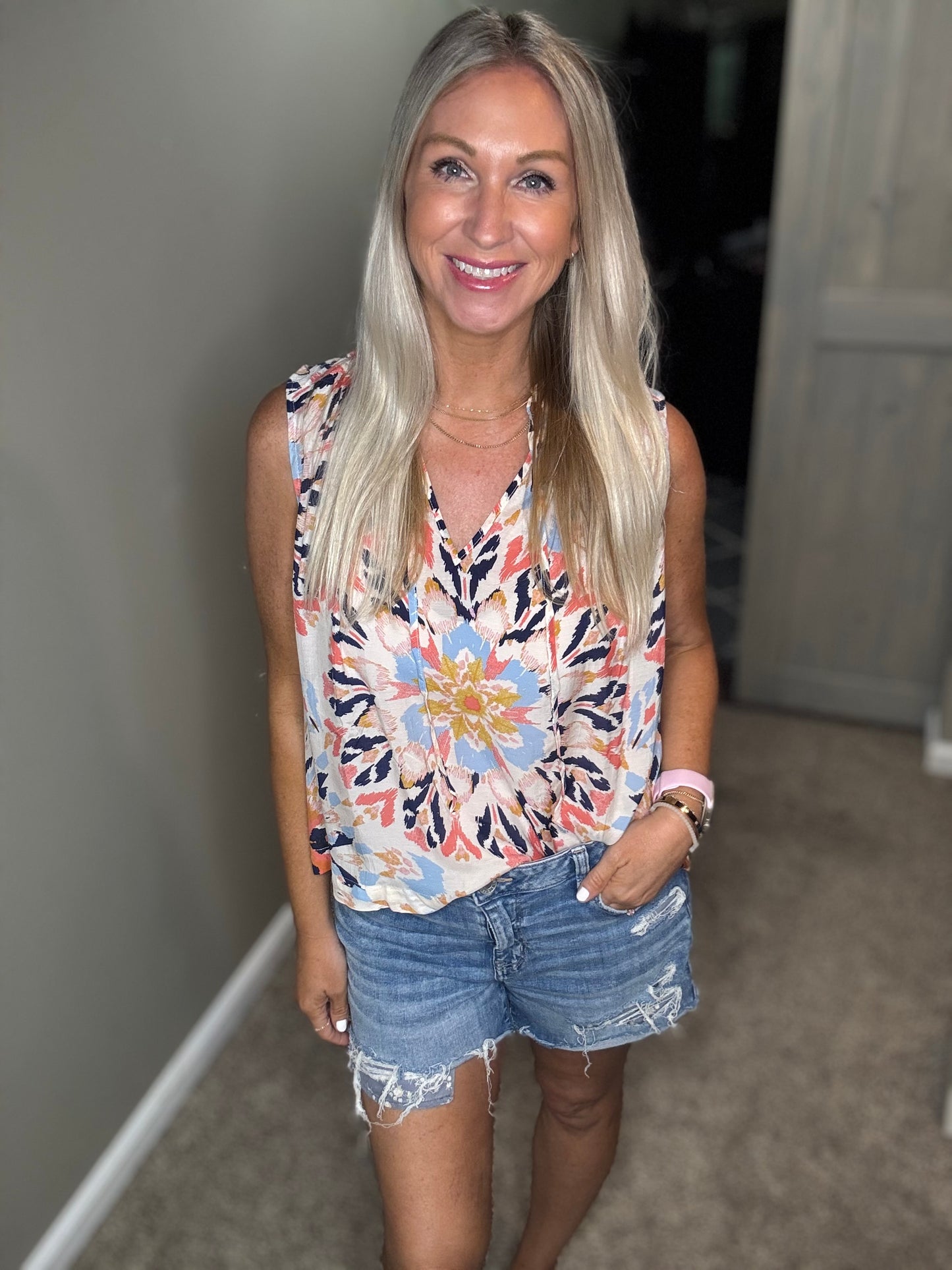 Kaleidoscope Flowy Top