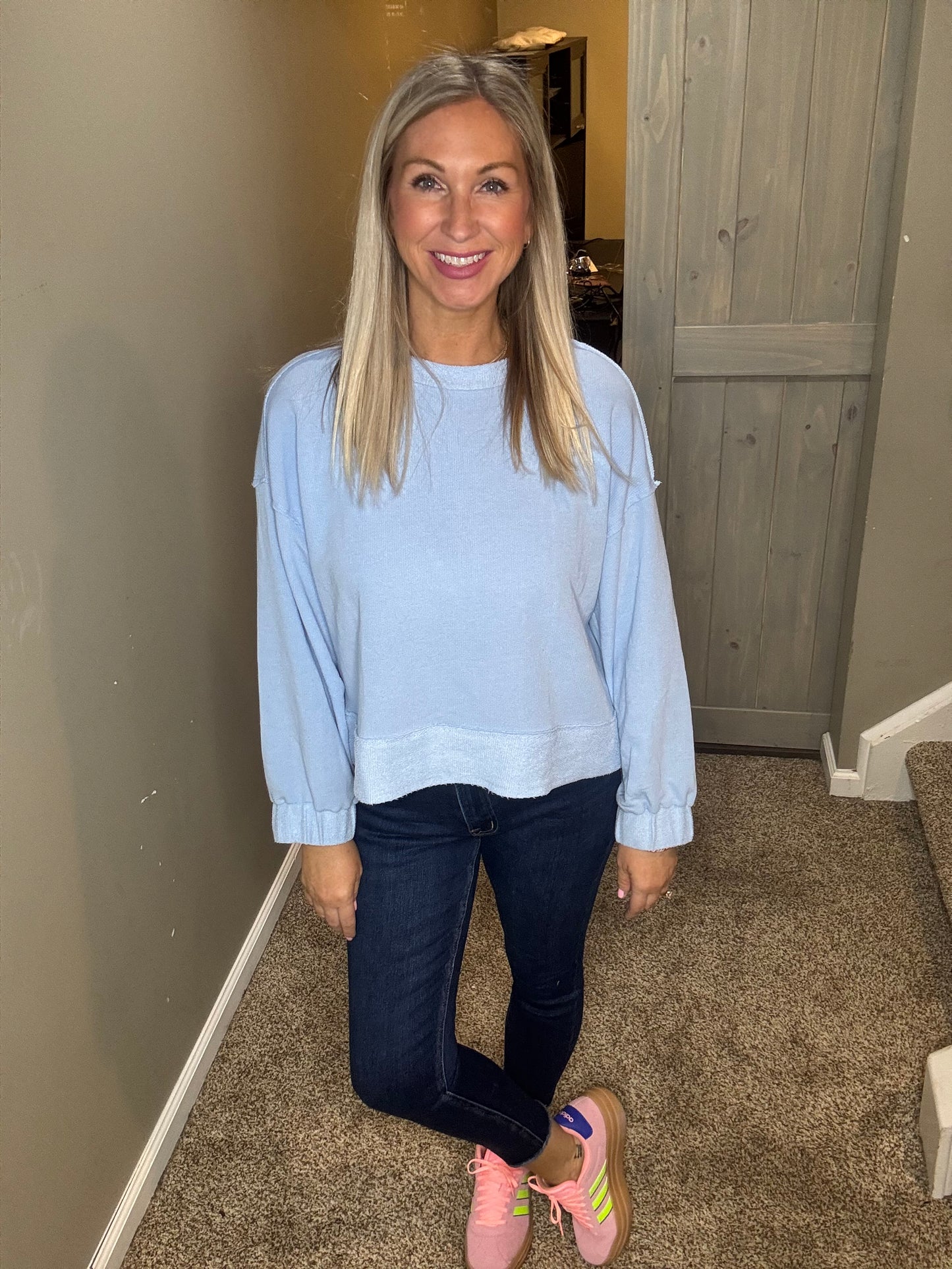 Sky Blue Sweatshirt