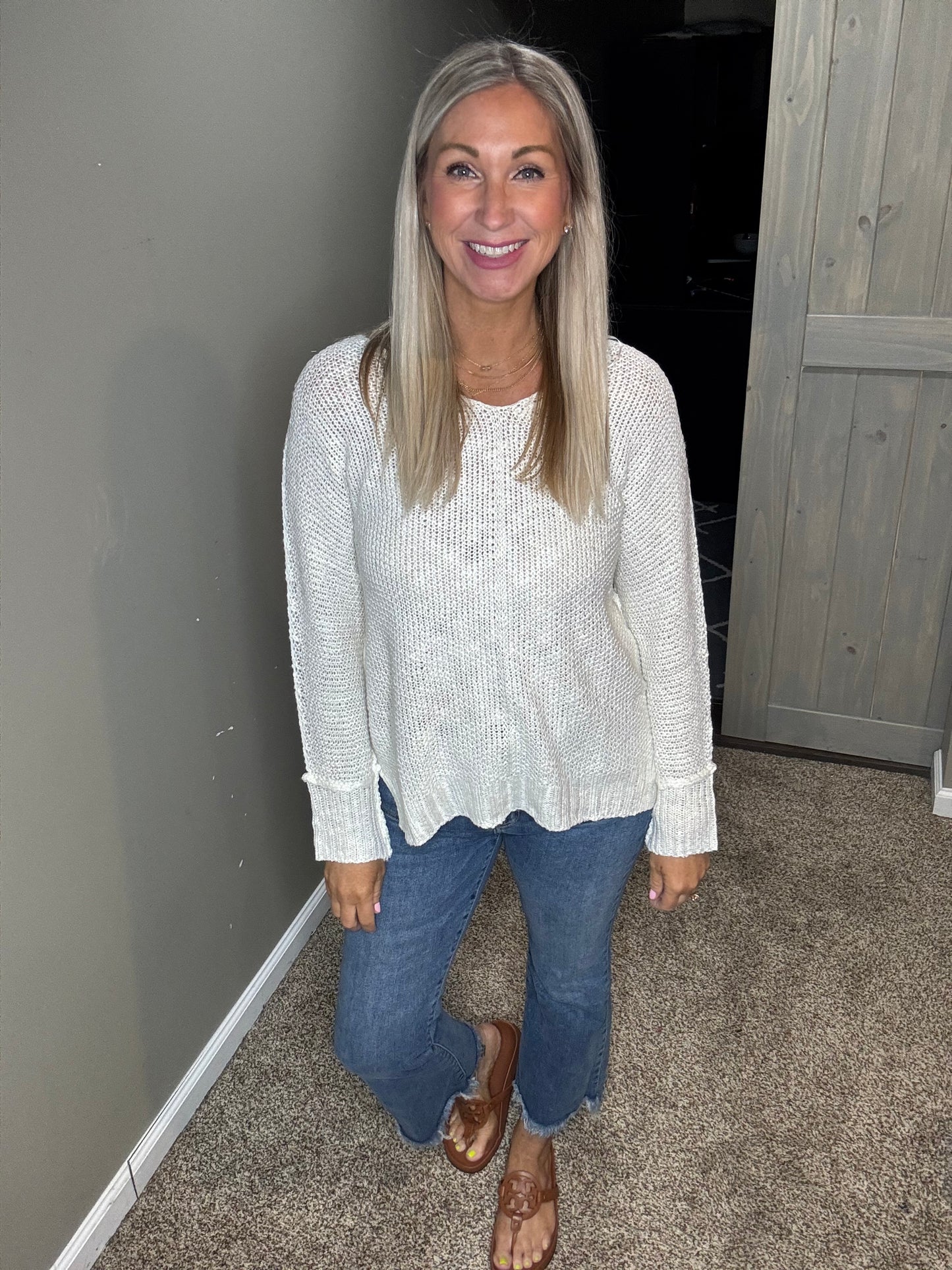 Reverse Seam Sweater