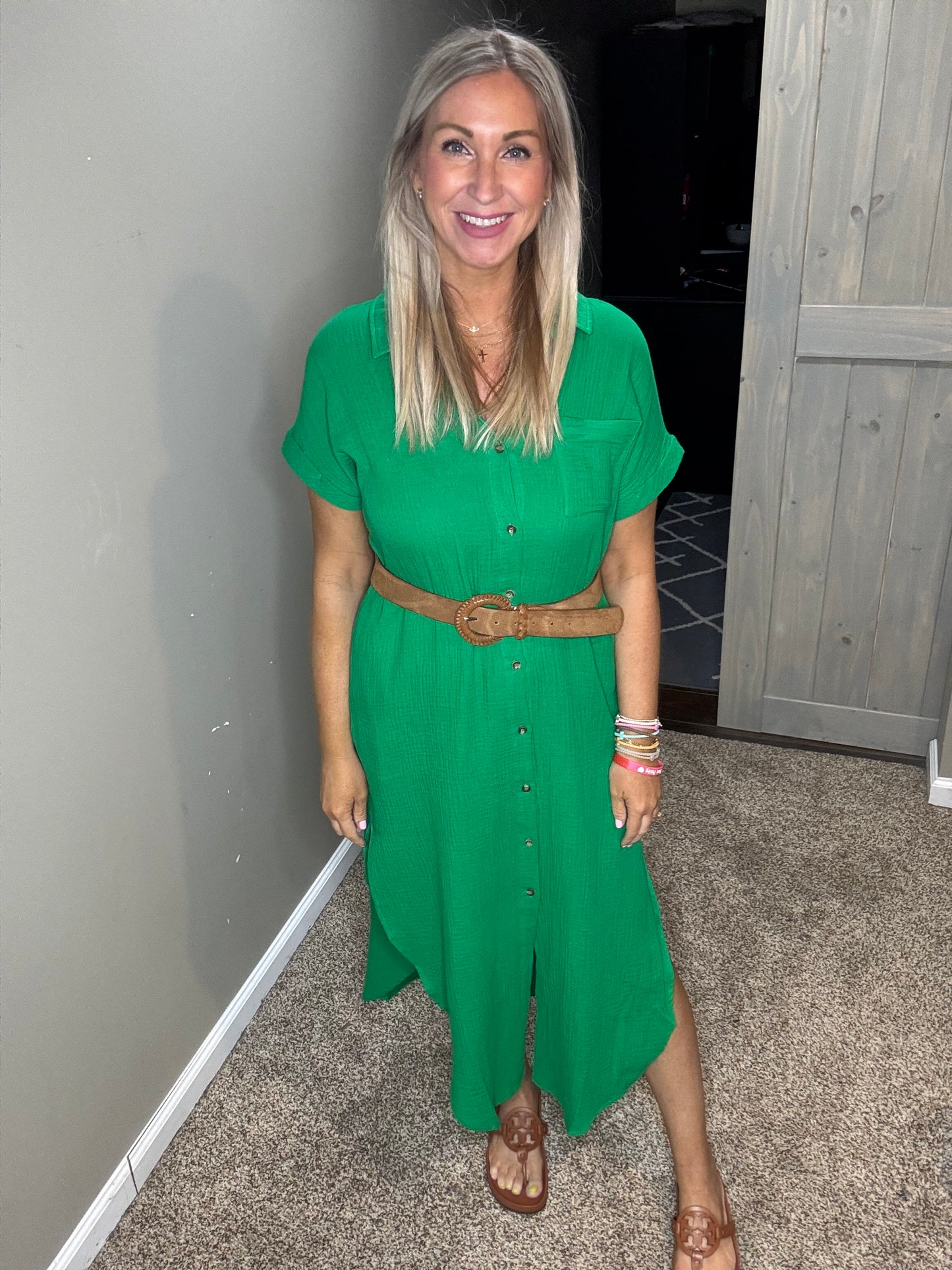 Maxi Shirt Dress