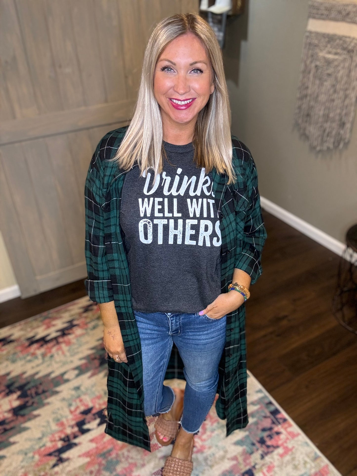 Drinks Well With Others - Charcoal