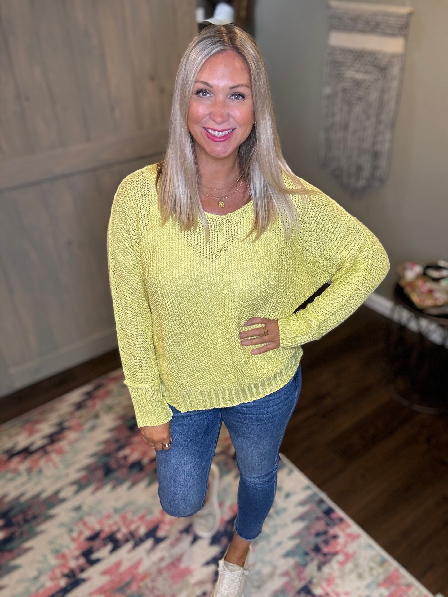 Reverse Seam Sweater