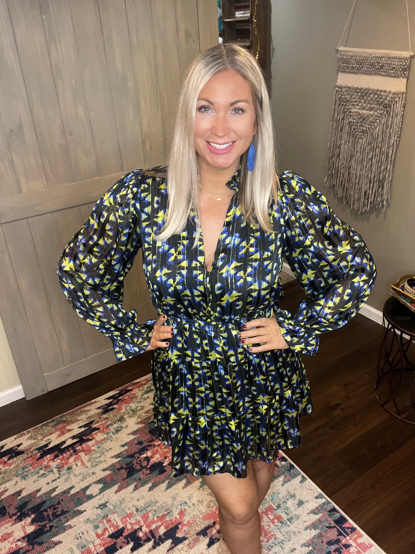Geo Print Dress