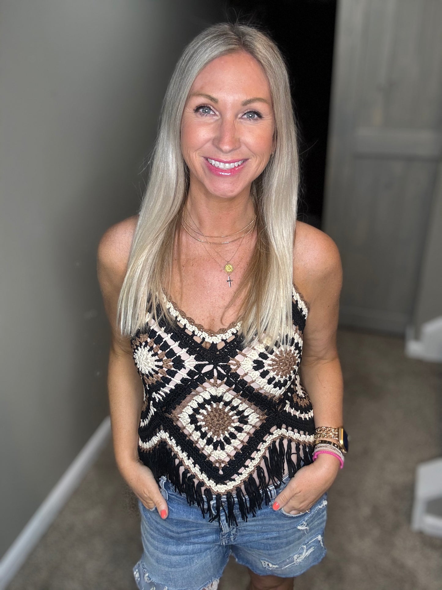 Crochet Fringe Tank