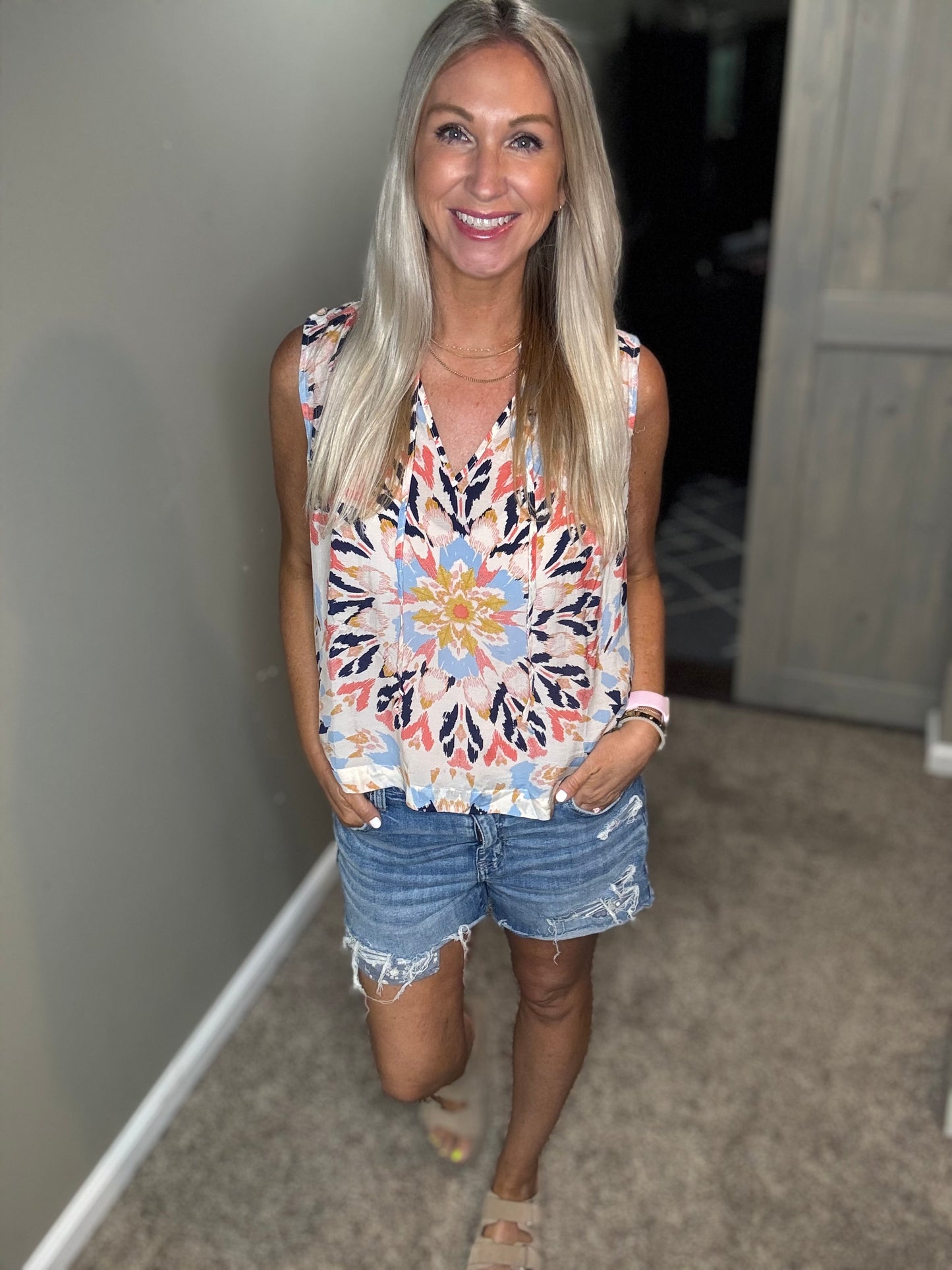 Kaleidoscope Flowy Top