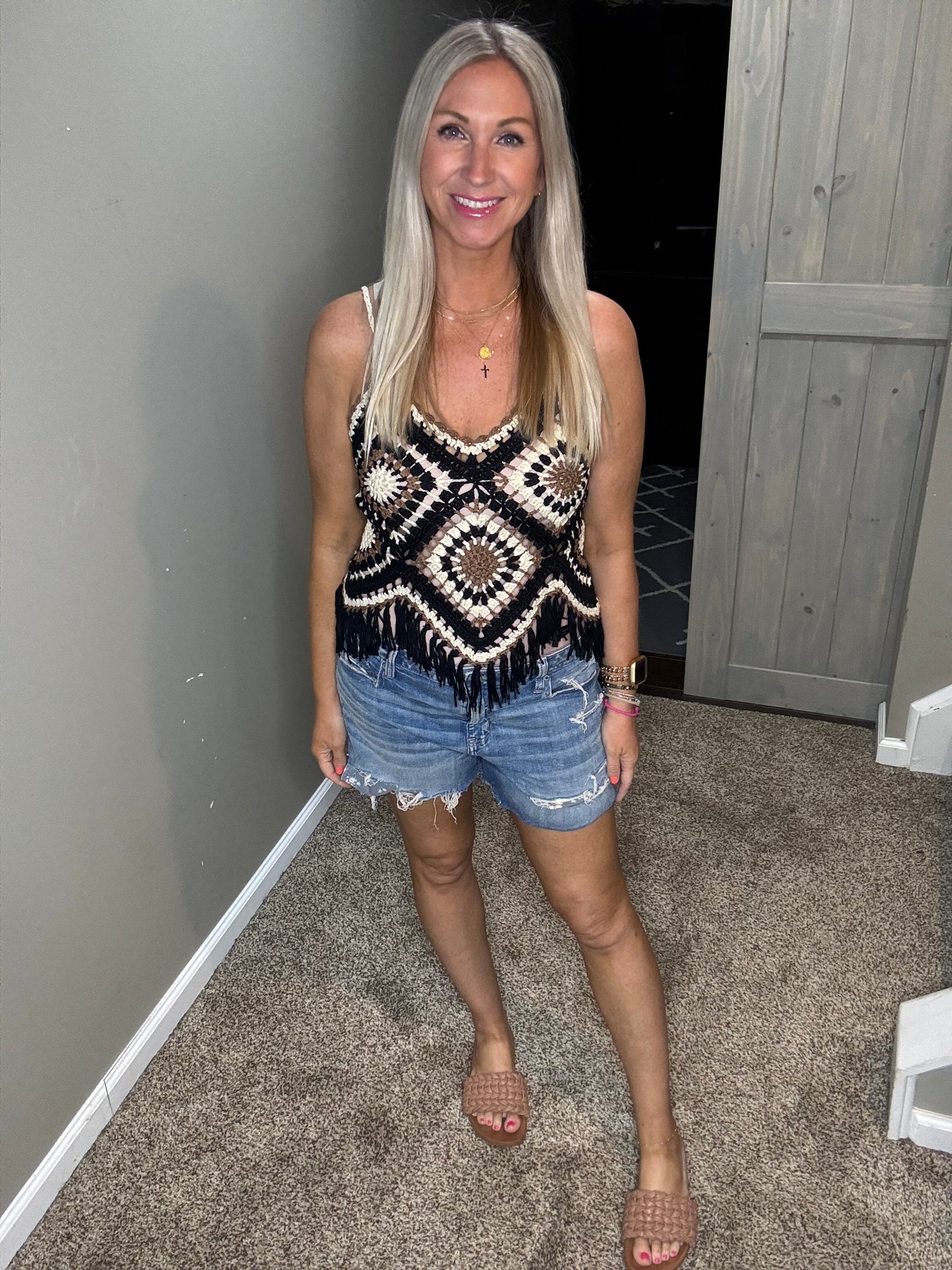 Crochet Fringe Tank