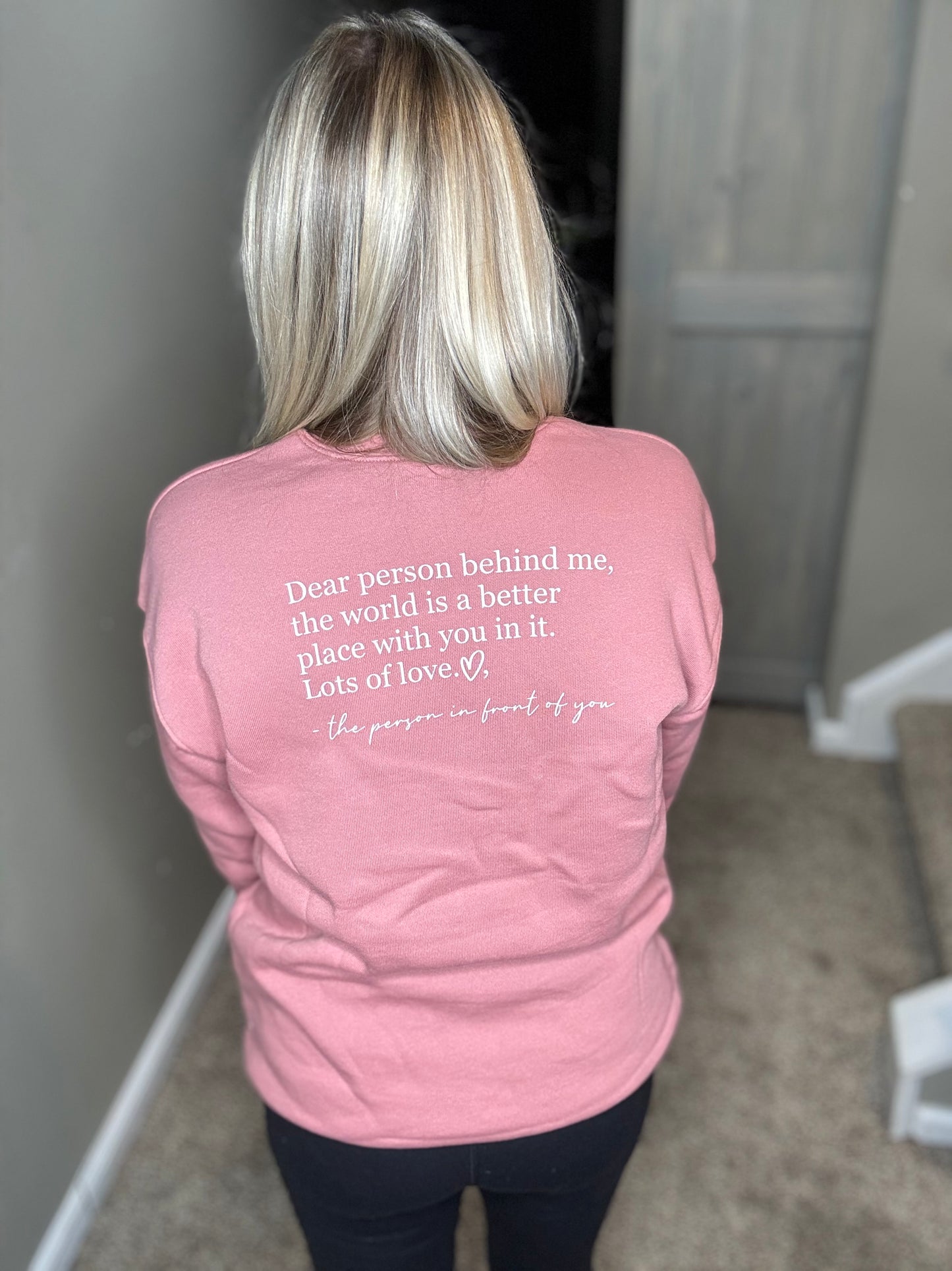 Be Kind Sweatshirt - Mauve