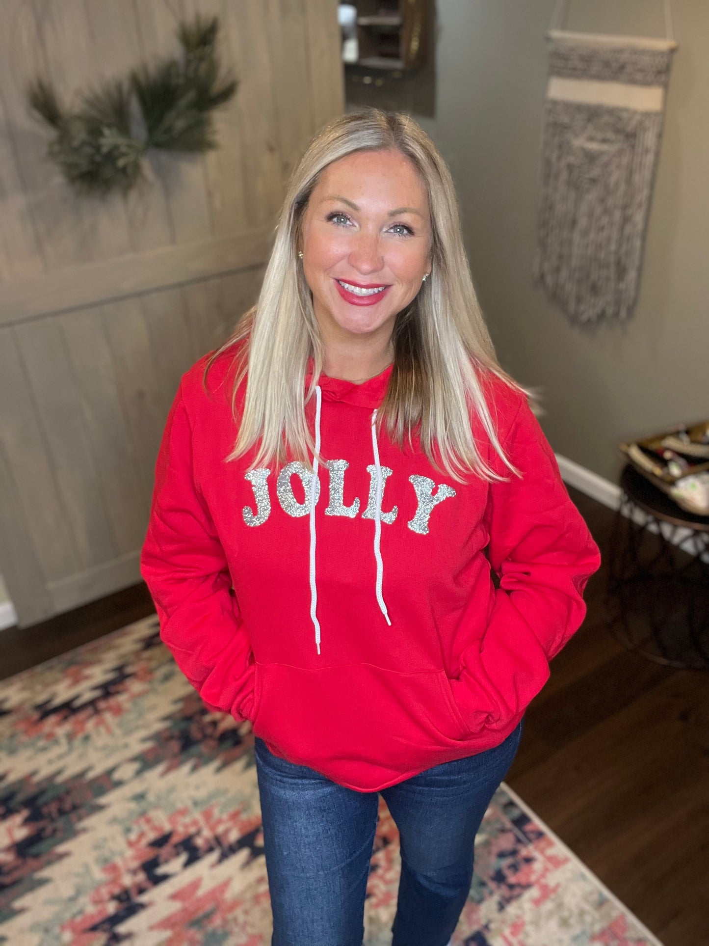 Jolly Glitter Hoodie