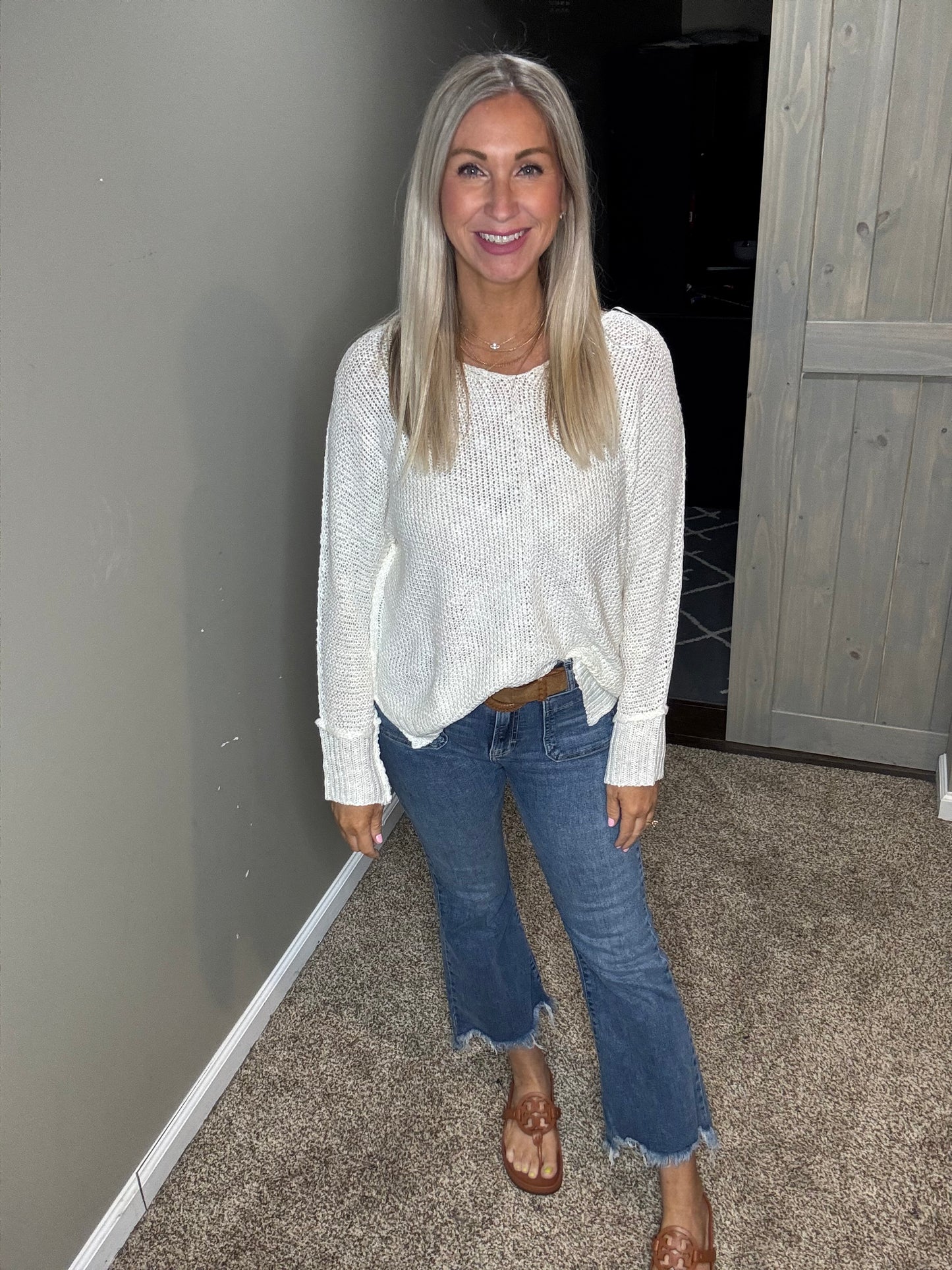 Reverse Seam Sweater