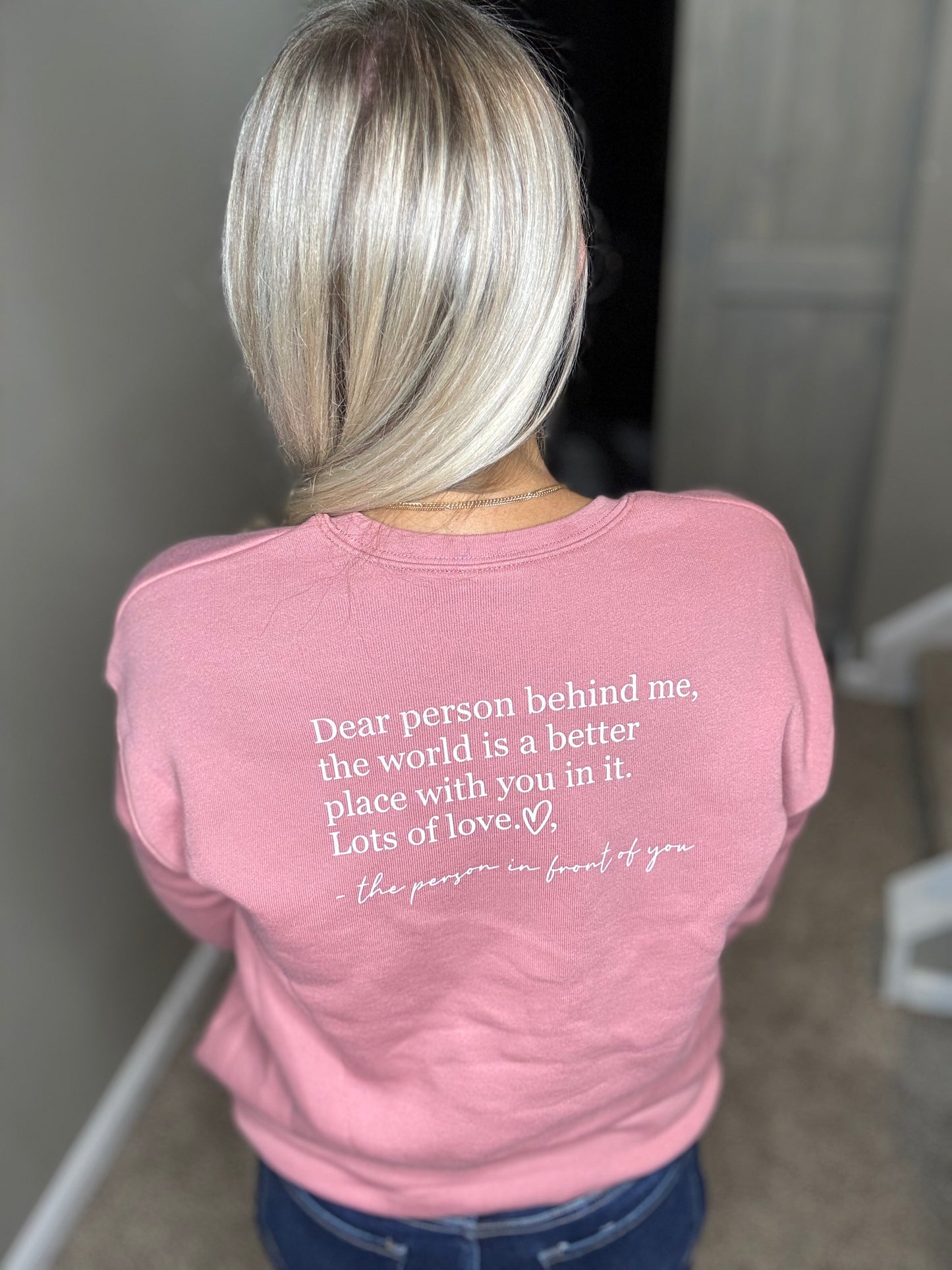 Be Kind Sweatshirt - Mauve
