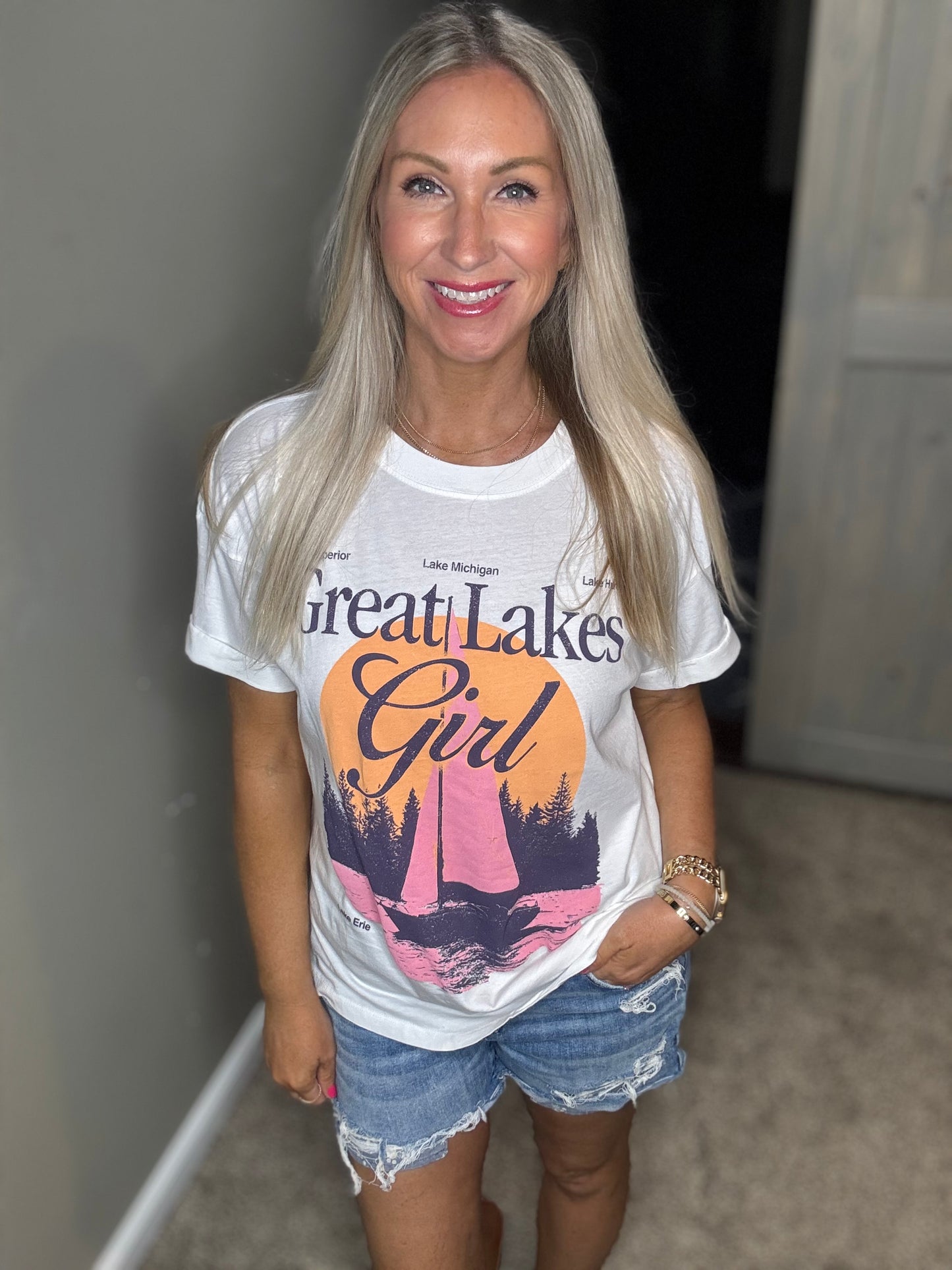 Great Lakes Girl Boyfriend Tee