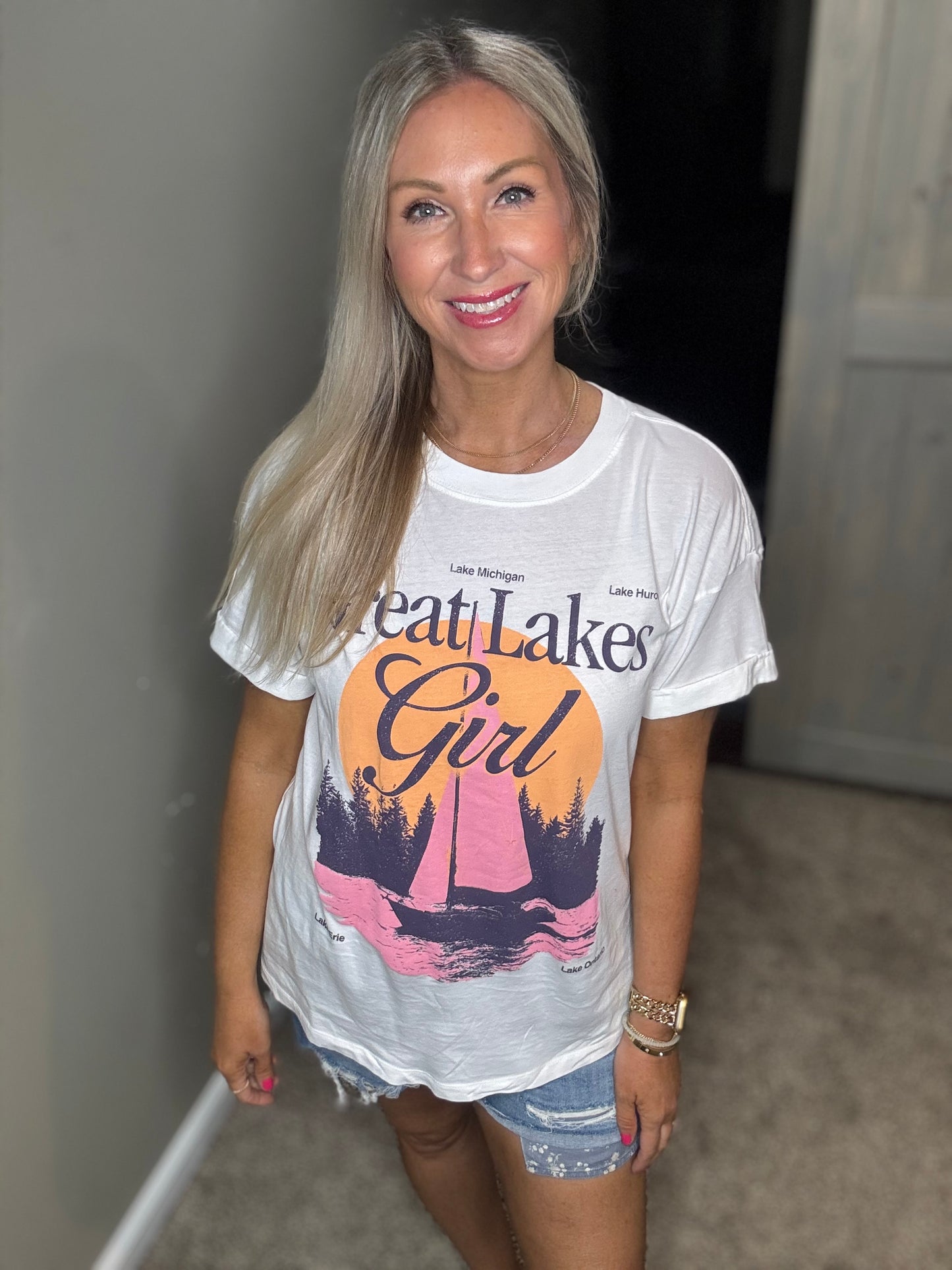 Great Lakes Girl Boyfriend Tee