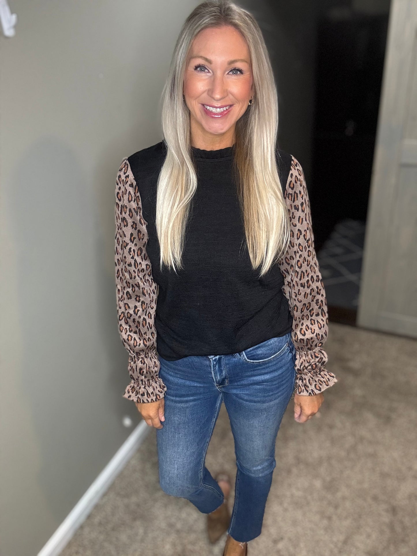 Leopard Print Top