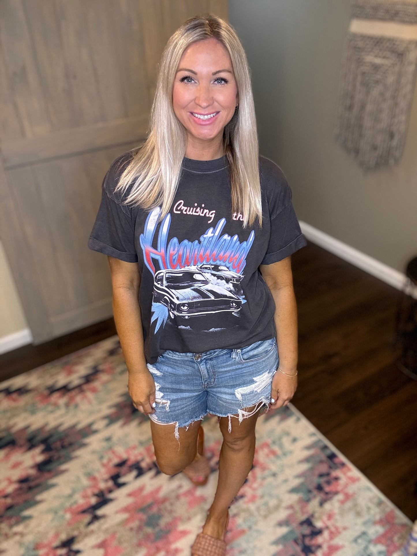 Cruising the Heartland Boyfriend Tee