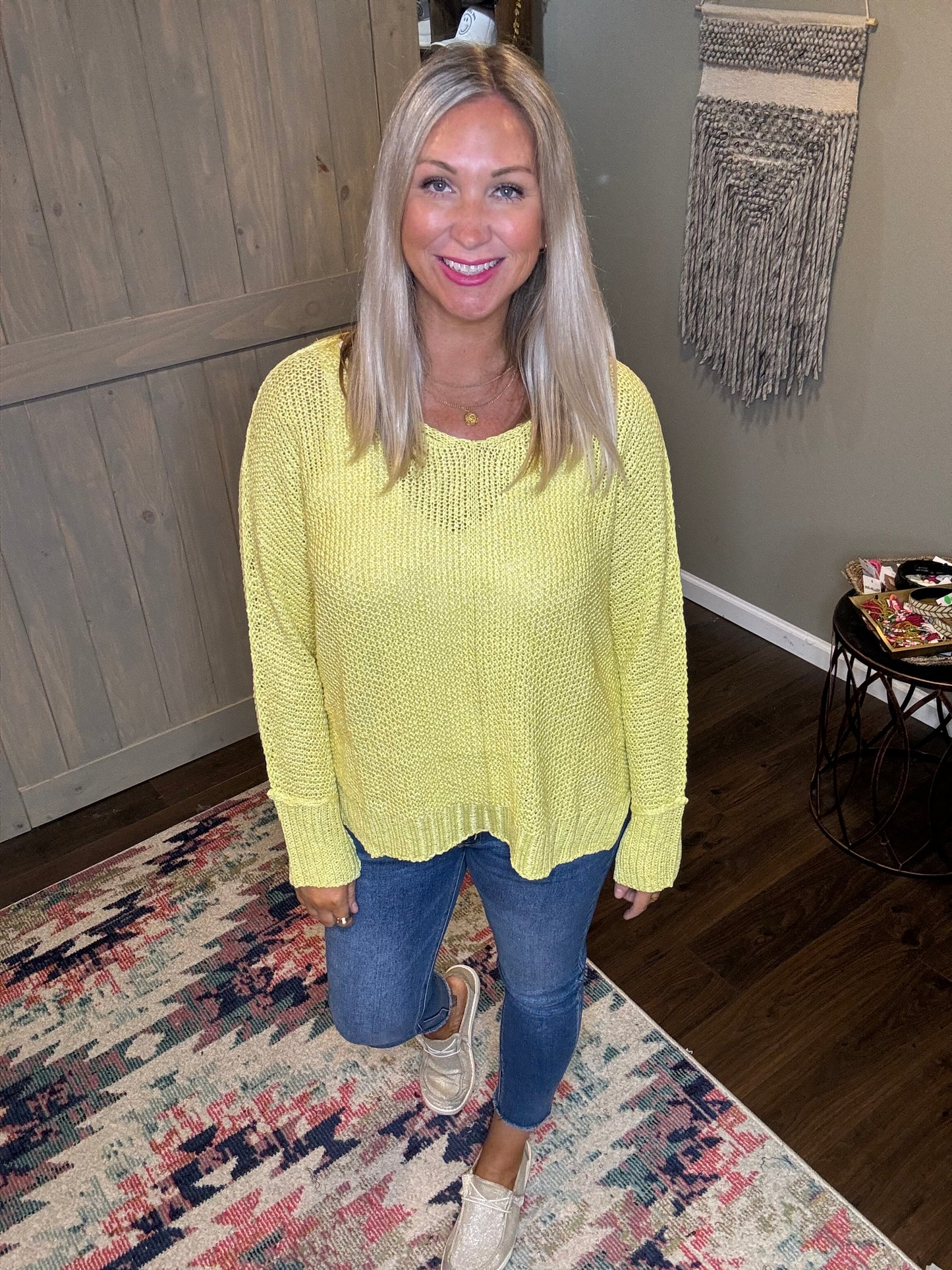 Reverse Seam Sweater