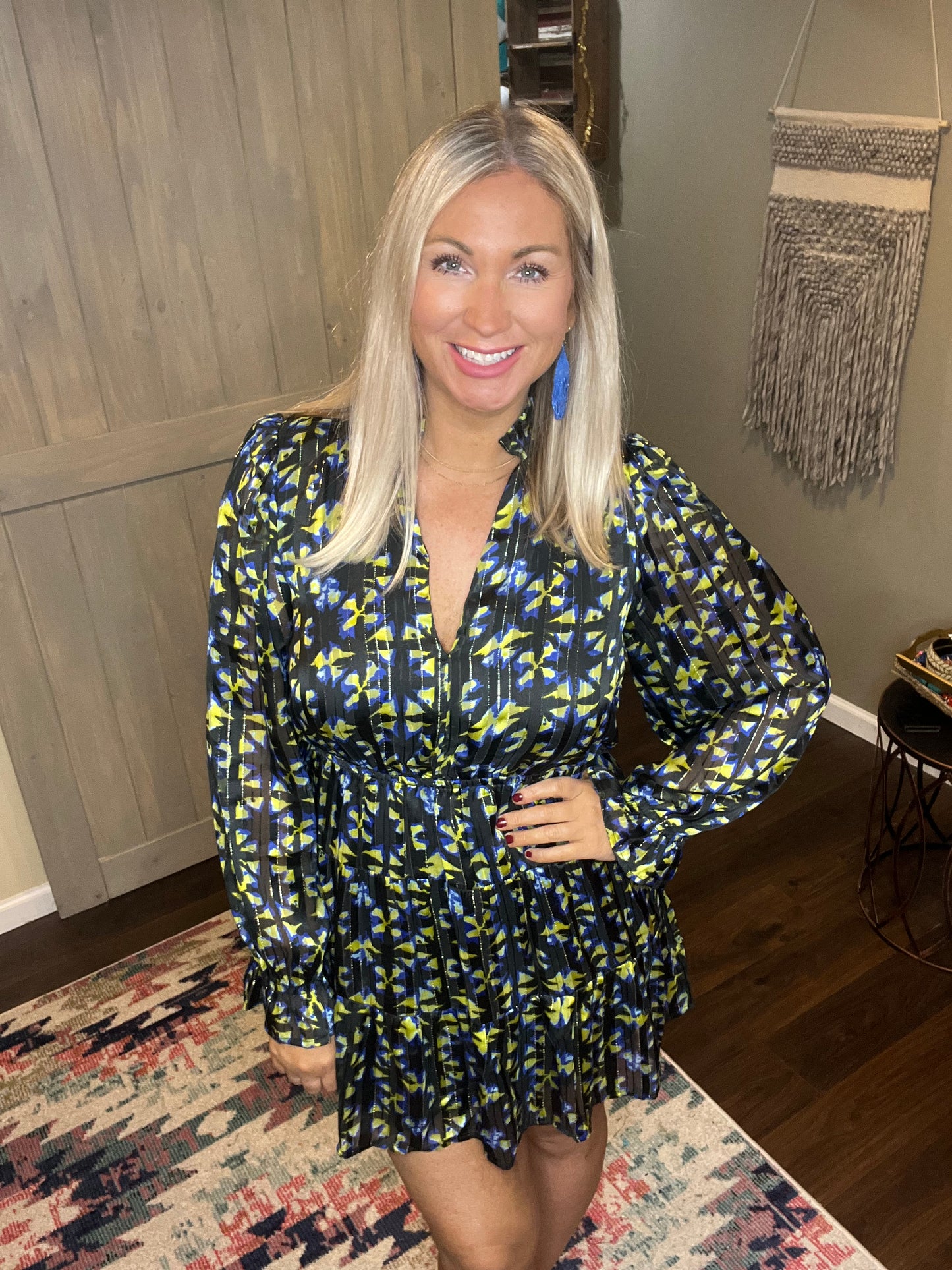 Geo Print Dress