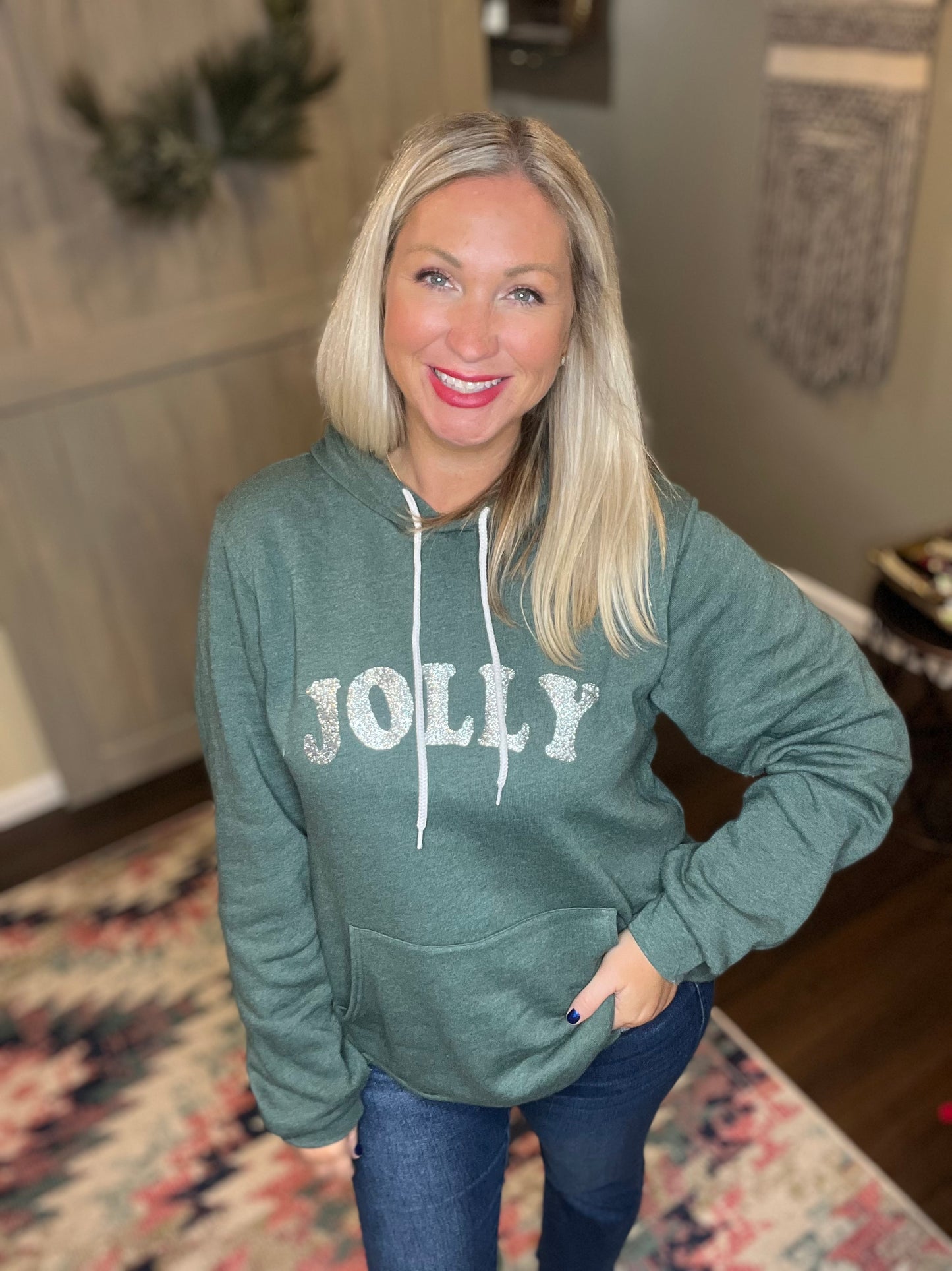 Jolly Glitter Hoodie