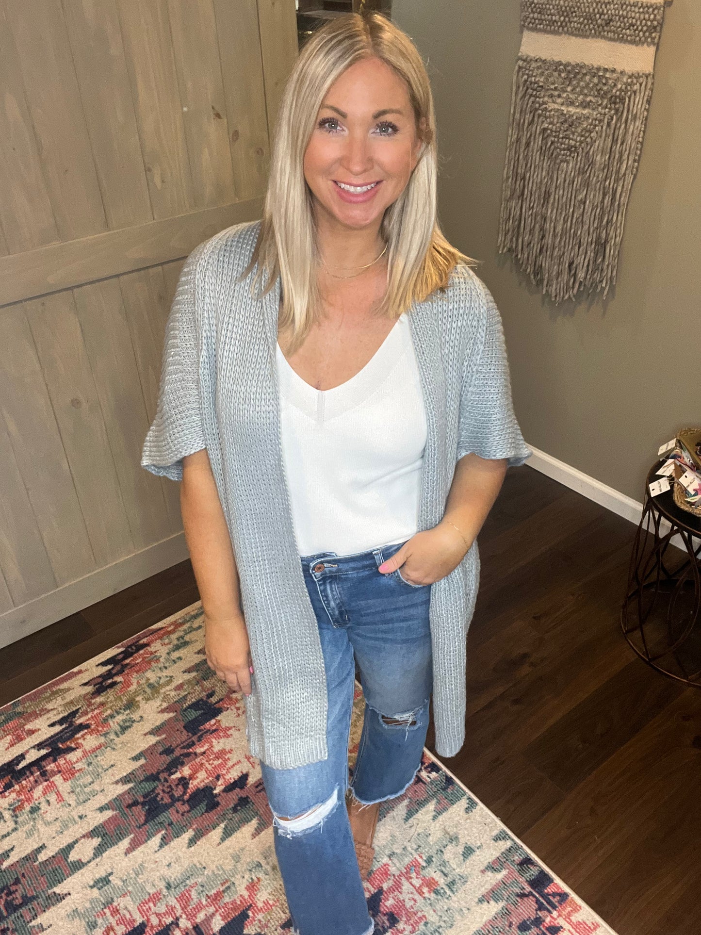 V-Neck Essential Knit Tank