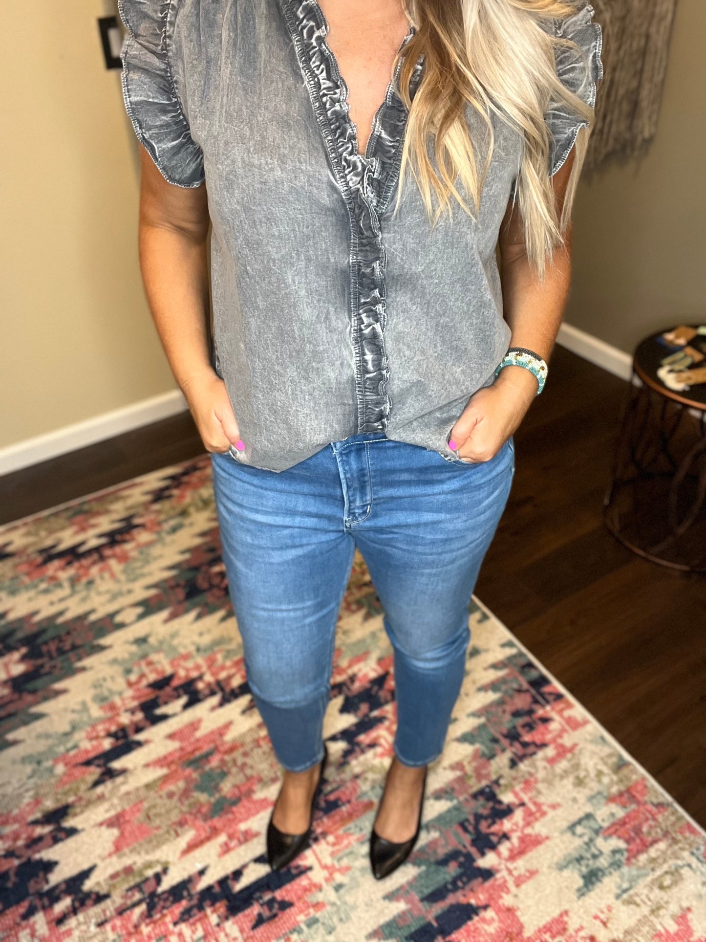 High Rise Skinny Jeans - Medium Wash