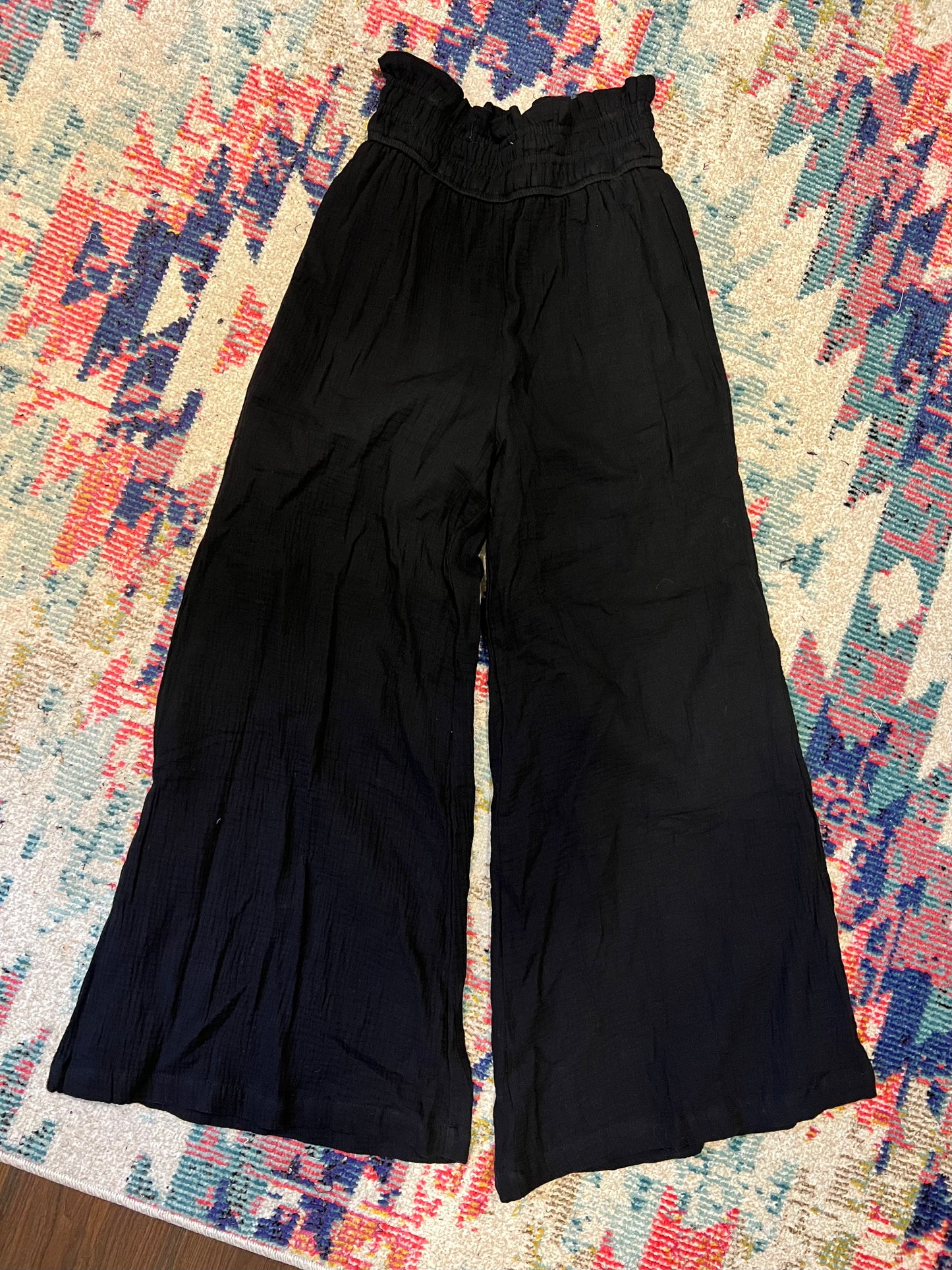 Gauze Wide Leg Pants