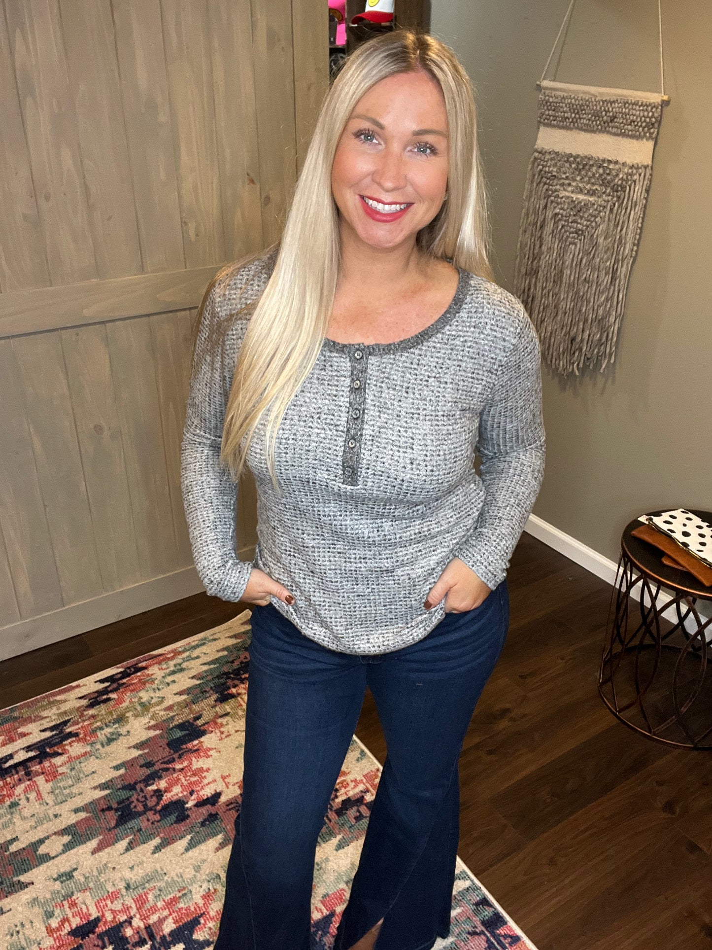 Waffle Henley