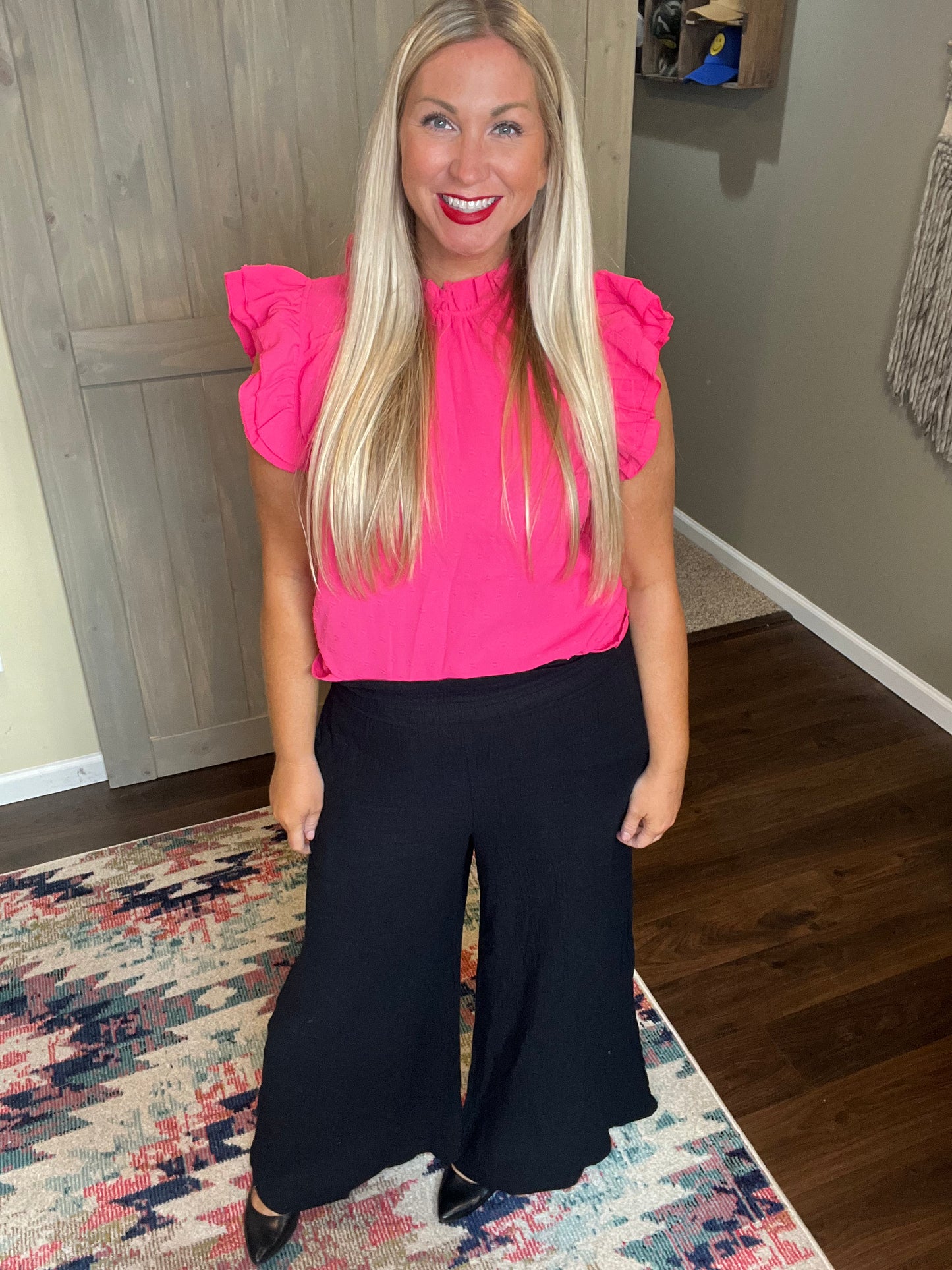 Gauze Wide Leg Pants