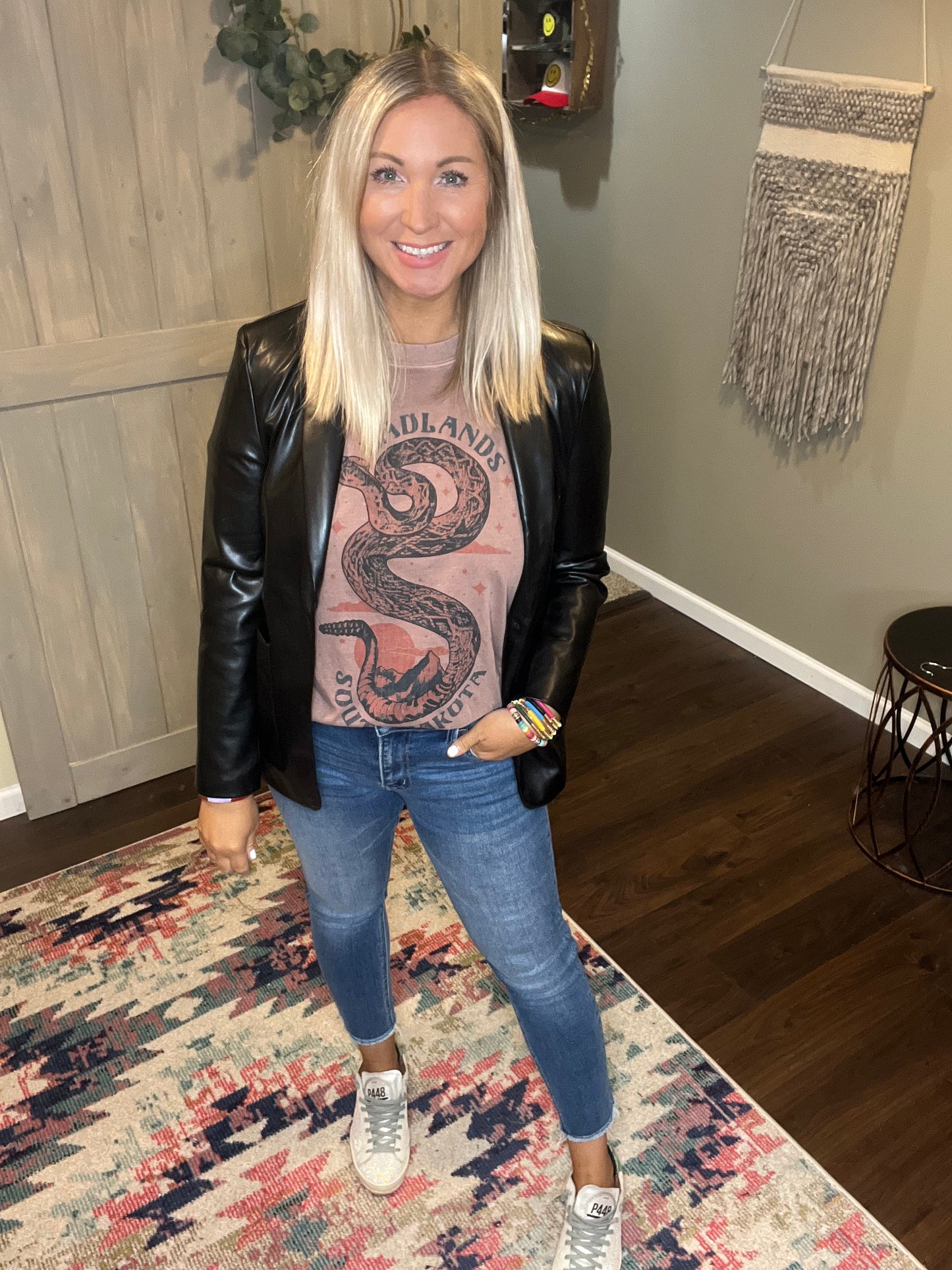 Mid Rise Raw Hem Crop Skinny