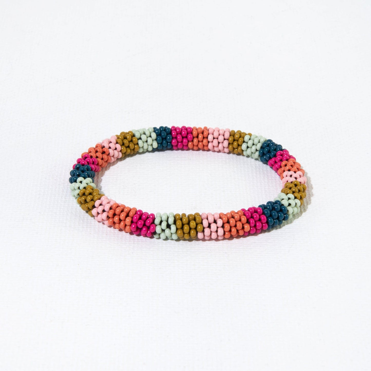 Pink Citron Peacock Bracelet