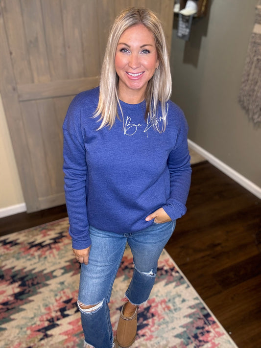 Be Kind Sweatshirt - Blue