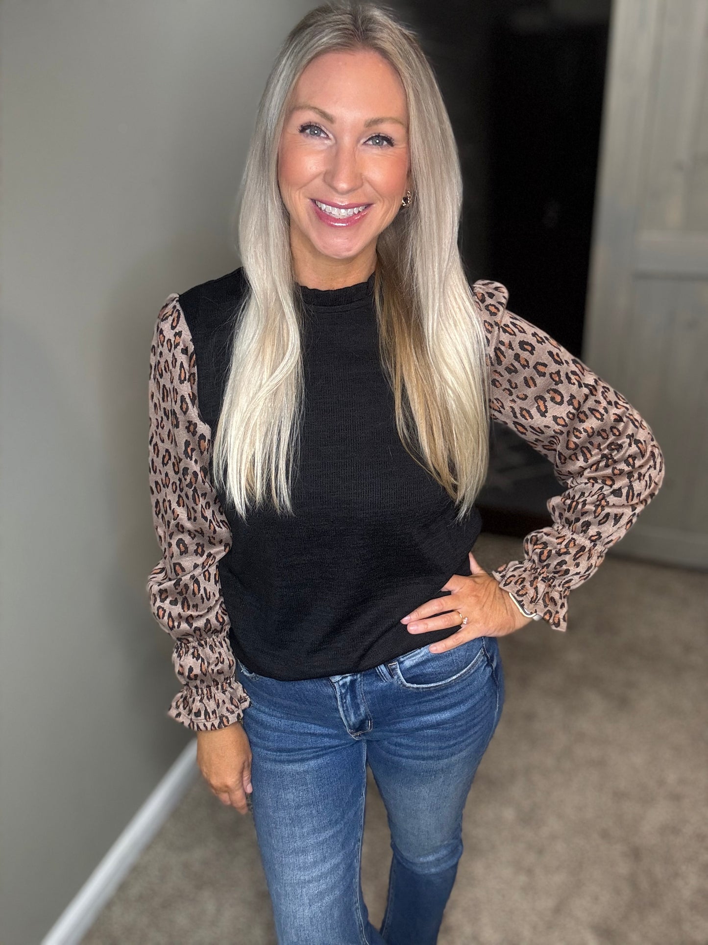 Leopard Print Top