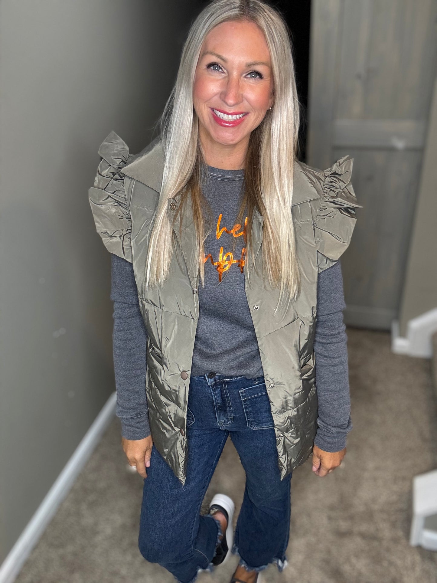 Hello Pumpkin Mineral Wash Sweatshirt