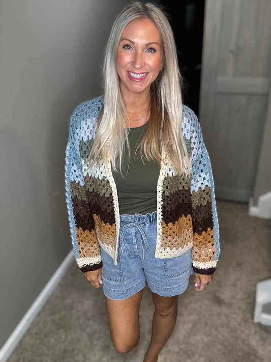 Autumn Striped Cardigan