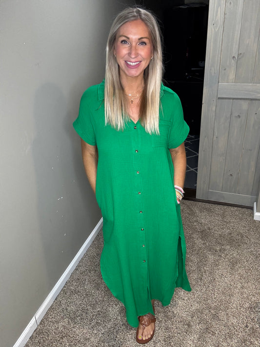 Maxi Shirt Dress