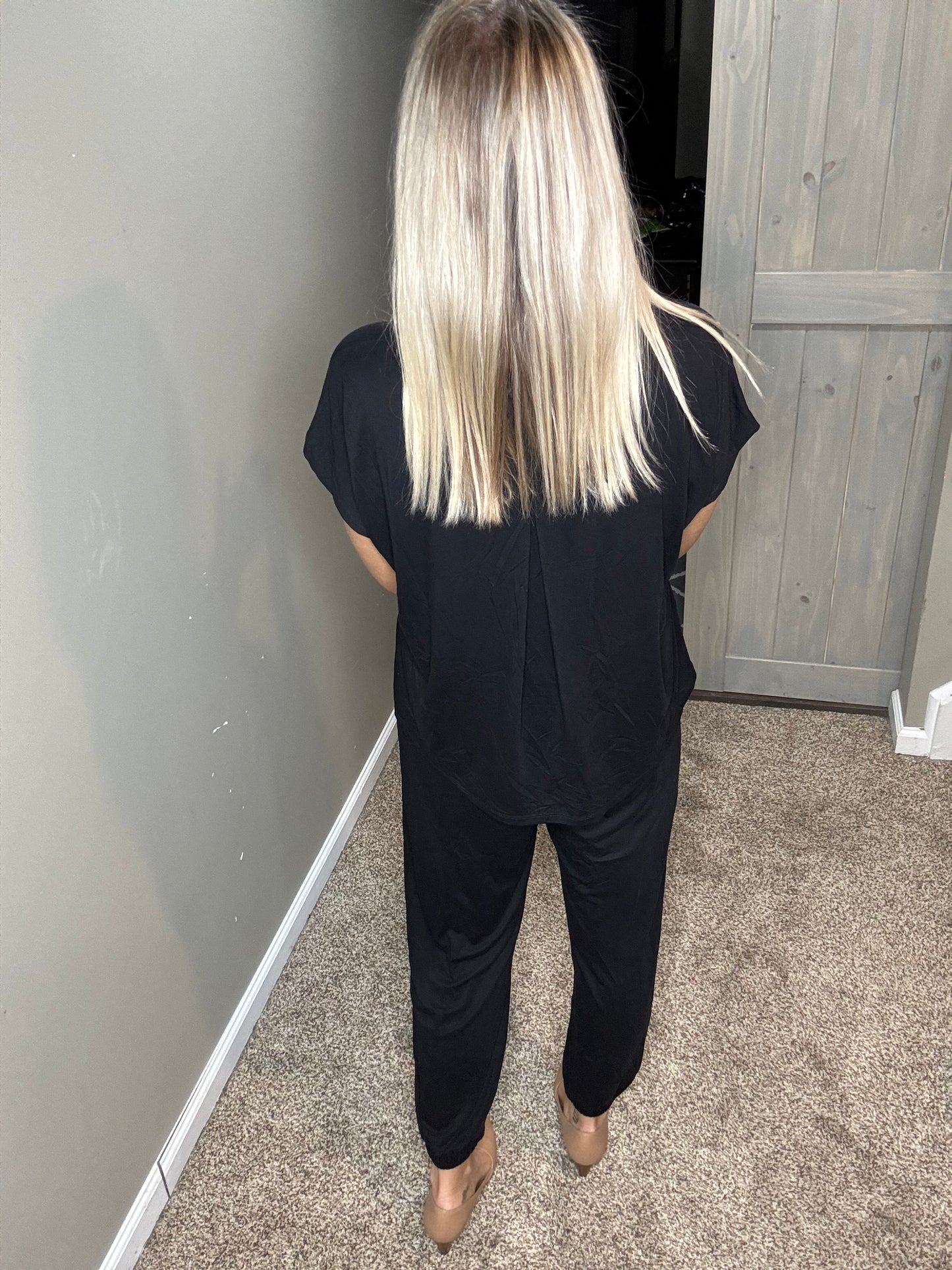 Short Sleeve Jumpsuit
