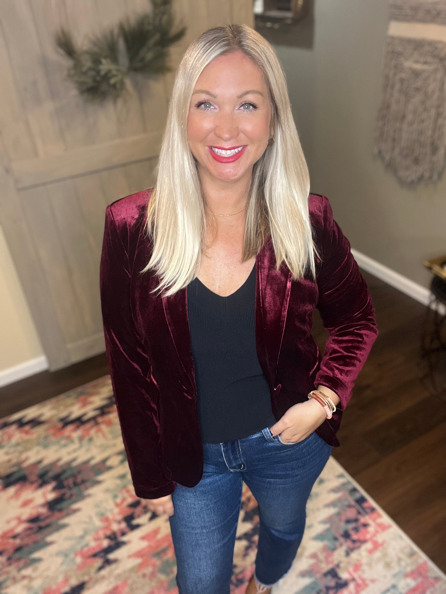 Velvet Blazer