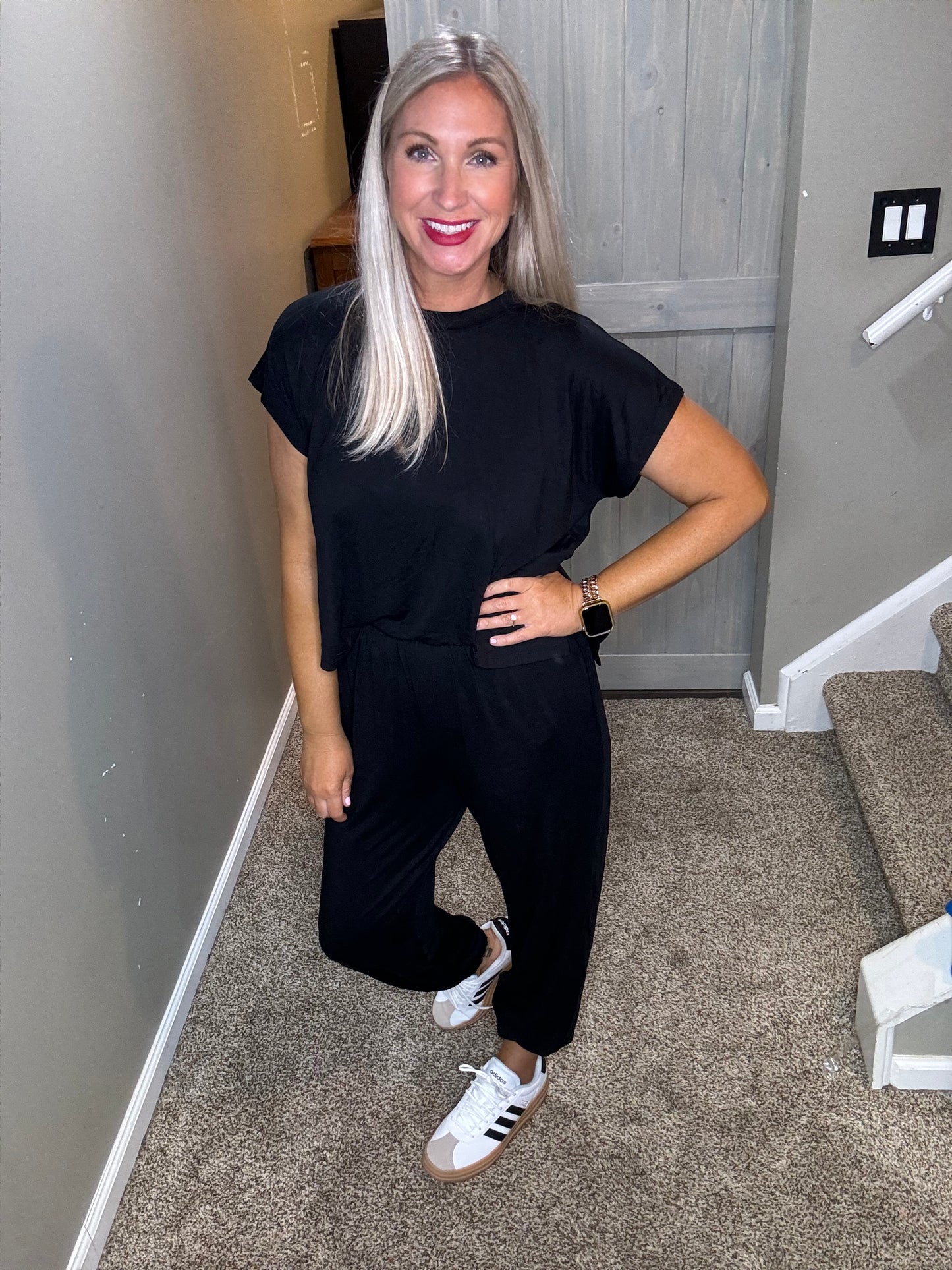 Short Sleeve Jumpsuit